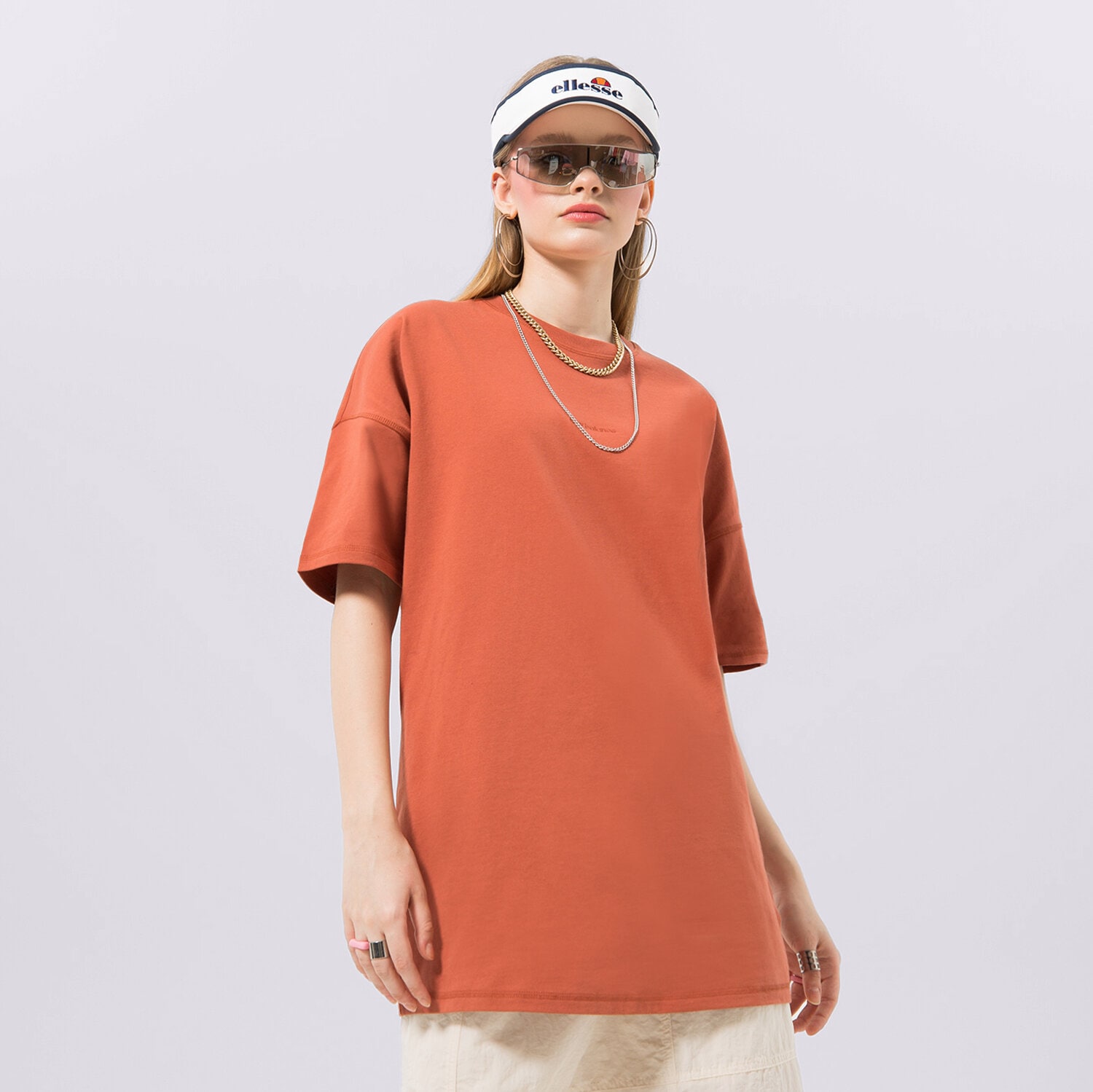 Koszulka, t-shirt damski NEW BALANCE T-SHIRT NB ATHLETICS TEE WT23556MHY BRĄZOWY