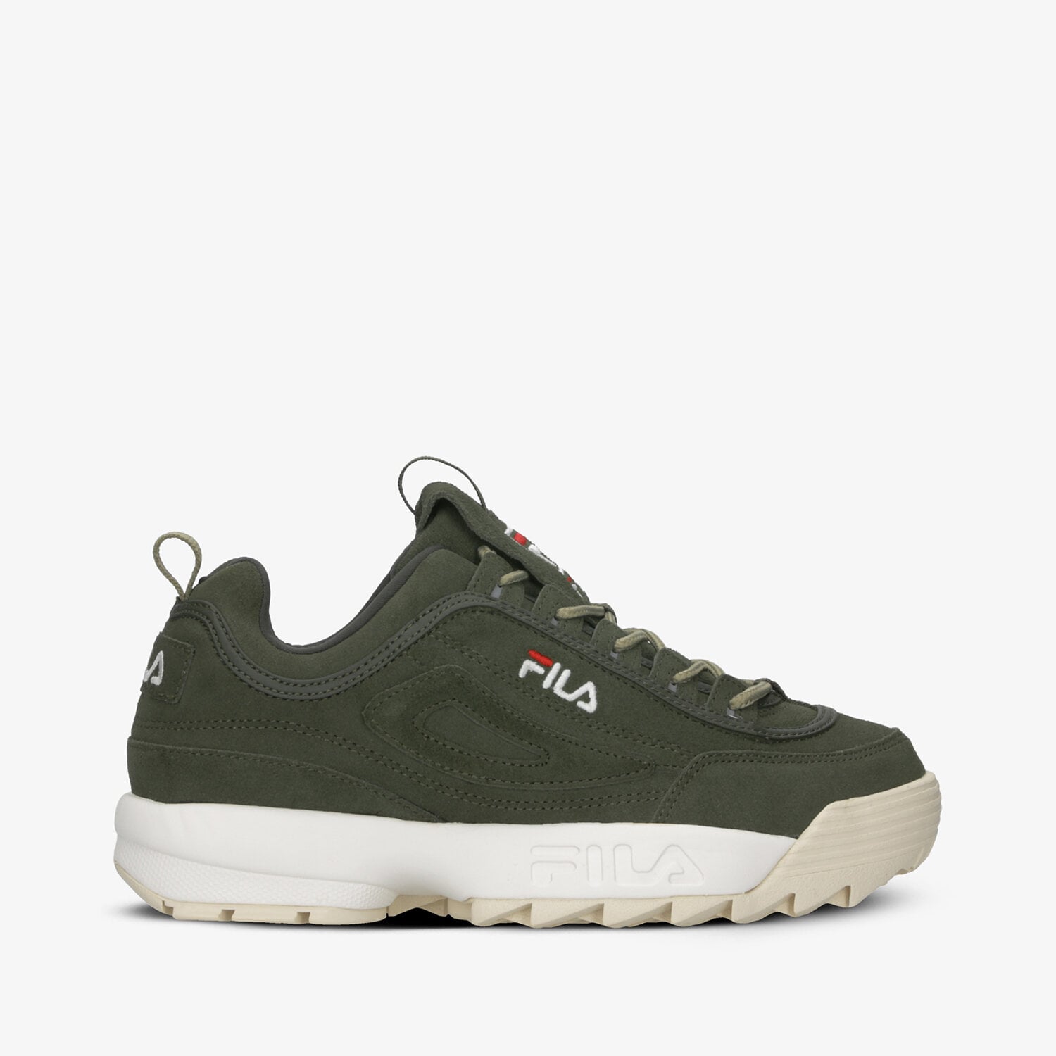 Buty sneakersy męskie FILA DISRUPTOR S LOW 101057750P CZARNY