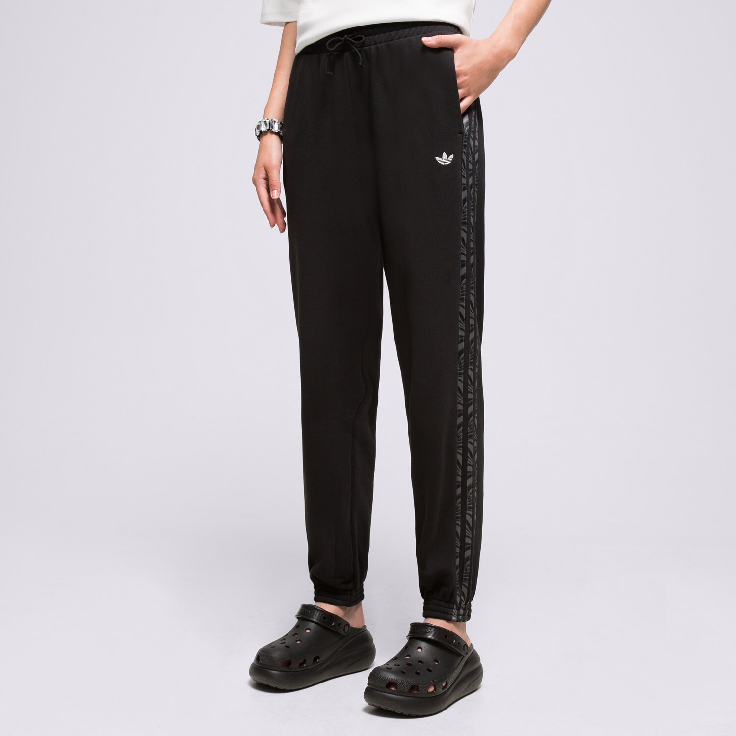 Spodnie sportowe damskie ADIDAS SPODNIE JOGGER PANT IJ8180 CZARNY
