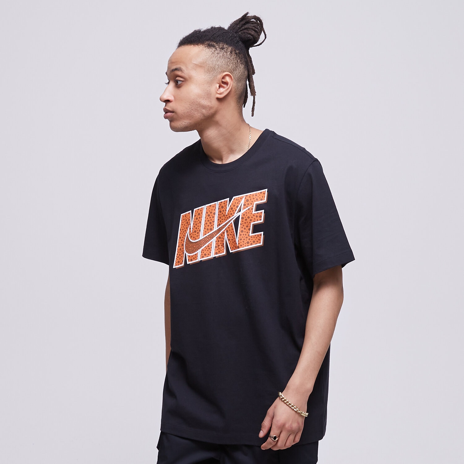 Koszulka, t-shirt sportowy męski NIKE T SHIRT SPORTSWEAR DN5252-010 CZARNY