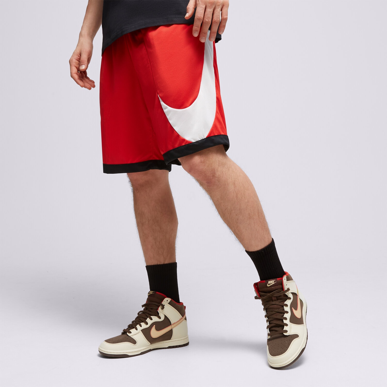 Krótkie spodenki, szorty męskie NIKE SZORTY DRI FIT DH6763-657 CZERWONY