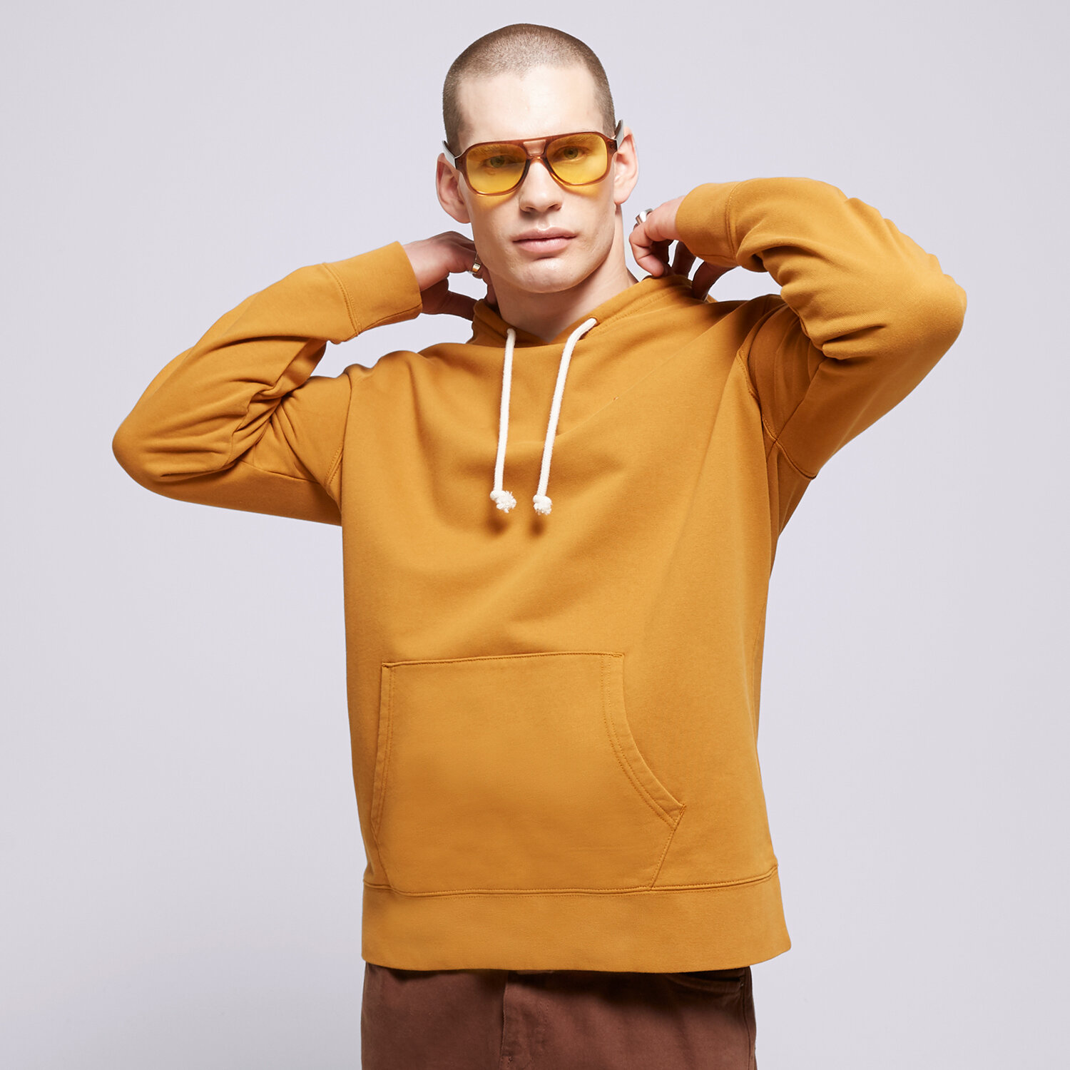 Bluza męska LEVI'S BLUZA Z KAPTUREM NEW ORIGINAL HOODIE 345810025 BRĄZOWY