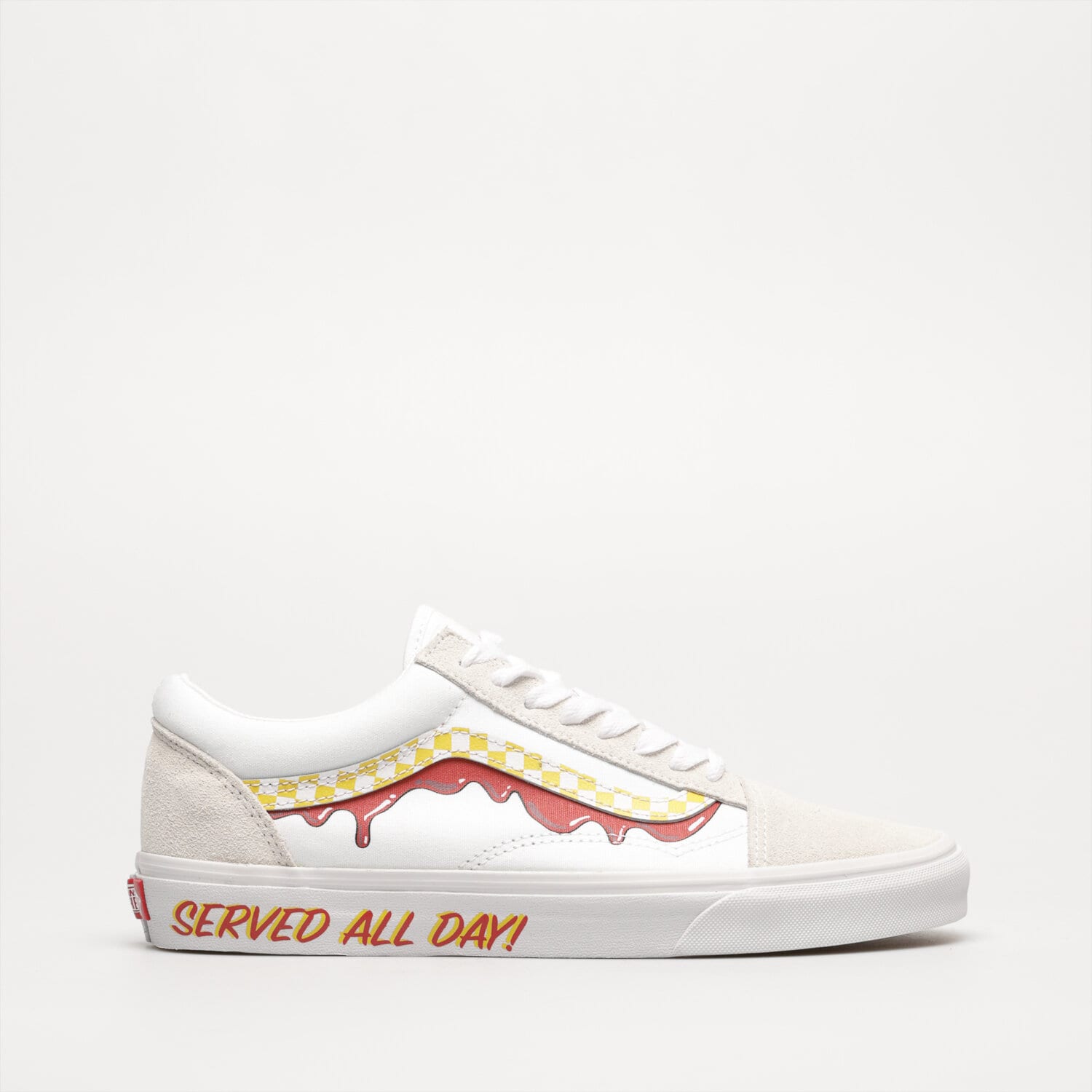 Buty sneakersy męskie VANS UA OLD SKOOL VN0A5KRSW001 BIAŁY