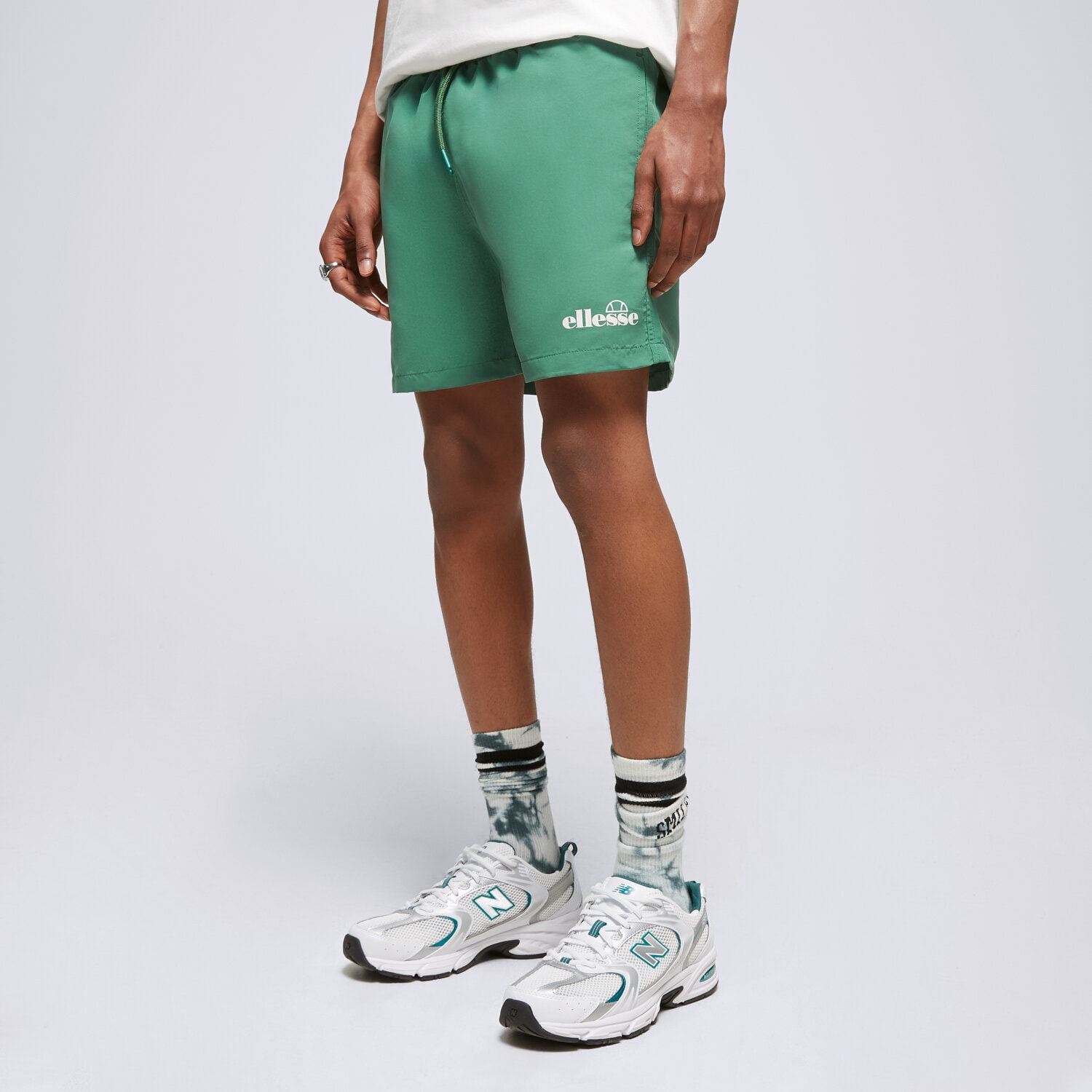 Krótkie spodenki, szorty męskie ELLESSE SZORTY LAMINA GREEN SGR16468503 ZIELONY