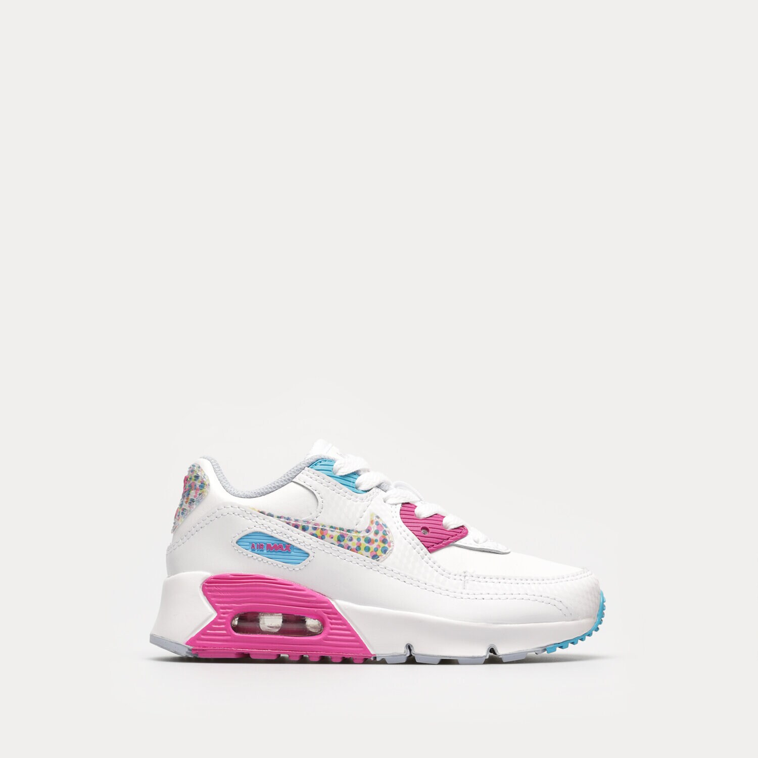 Buty sneakersy dla dzieci NIKE AIR MAX 90 LTR SE DV1844-100 BIAŁY