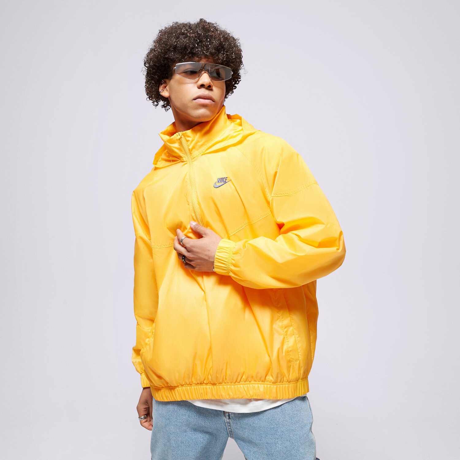 Kurtka wiosenna / jesienna męska NIKE KURTKA M NK WR ANORAK JKT DQ4910-717 ŻÓŁTY