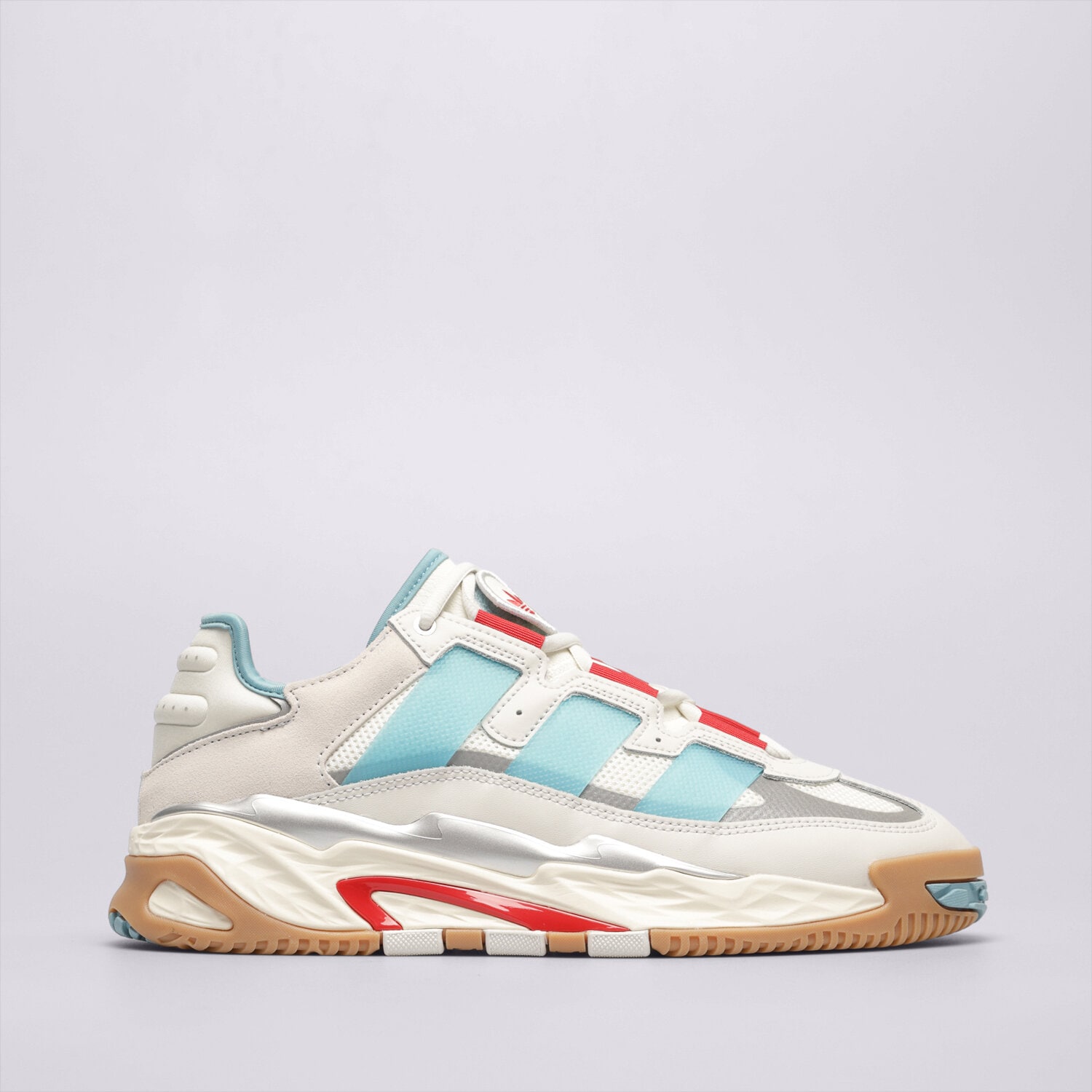 Buty sneakersy męskie ADIDAS NITEBALL FZ5798 BIAŁY