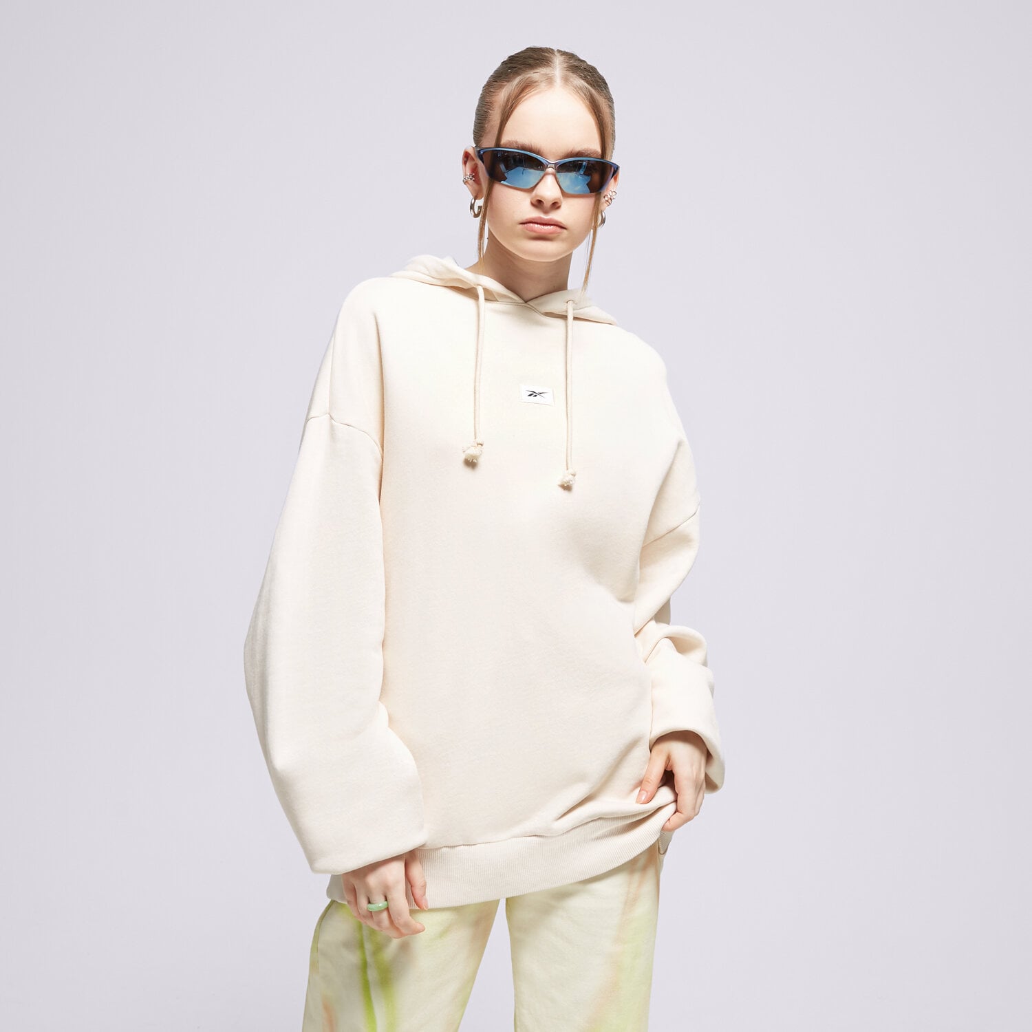 Bluza damska REEBOK BLUZA Z KAPTUREM CL RBK ND HOODIE HS4745 BIAŁY