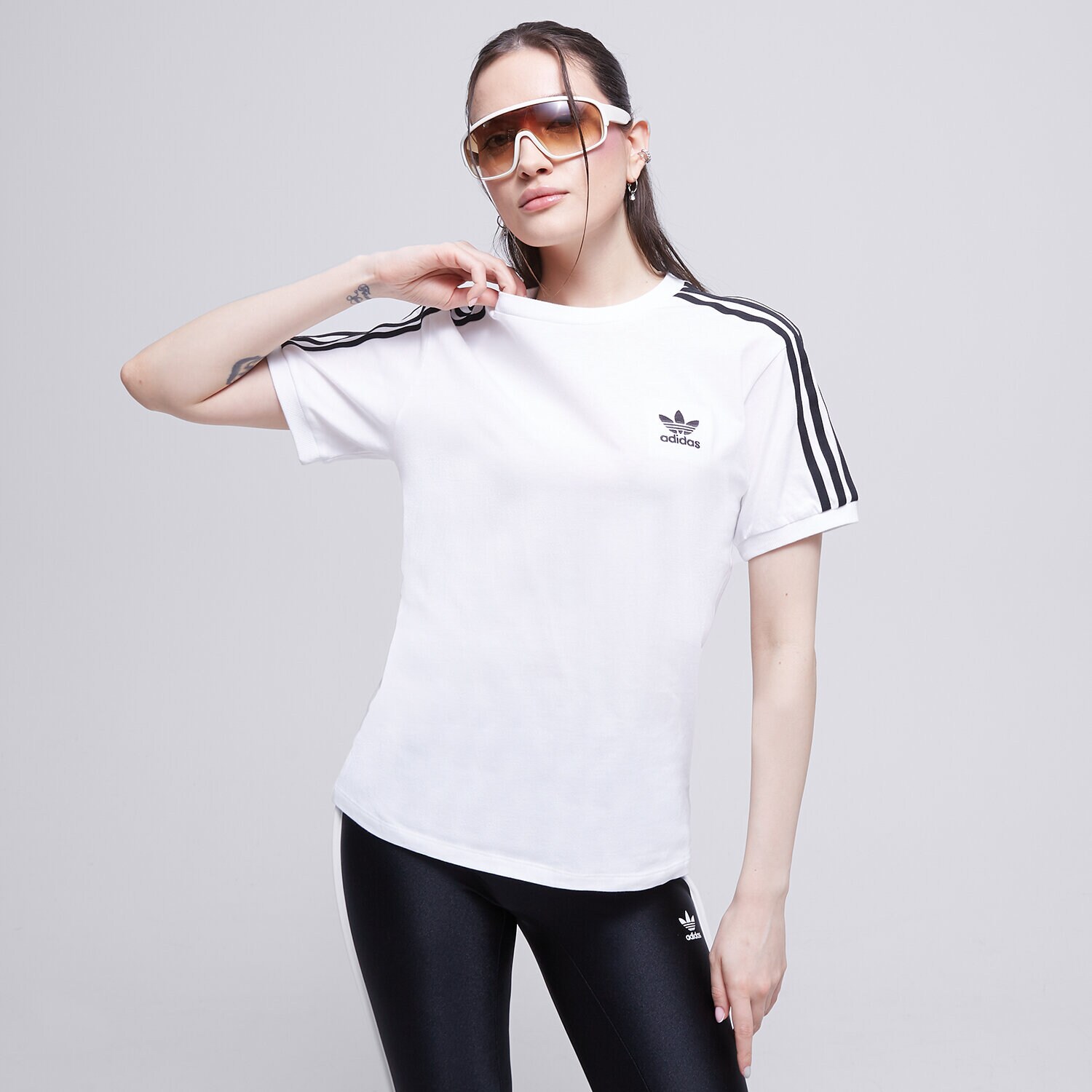 Adidas 3 stripes tee koszulka damska online