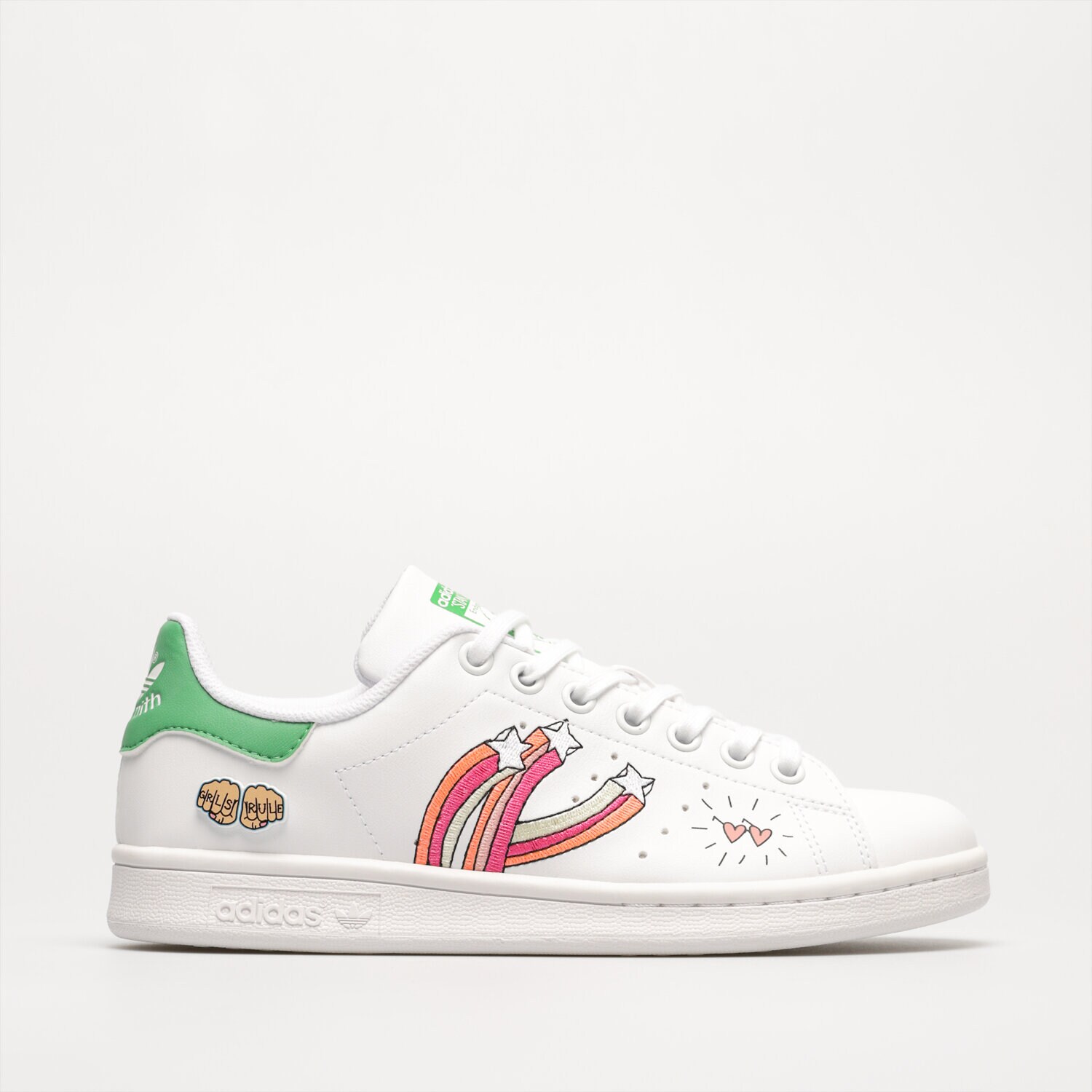 Buty sneakersy dla dzieci ADIDAS STAN SMITH J FX5976 BIAŁY