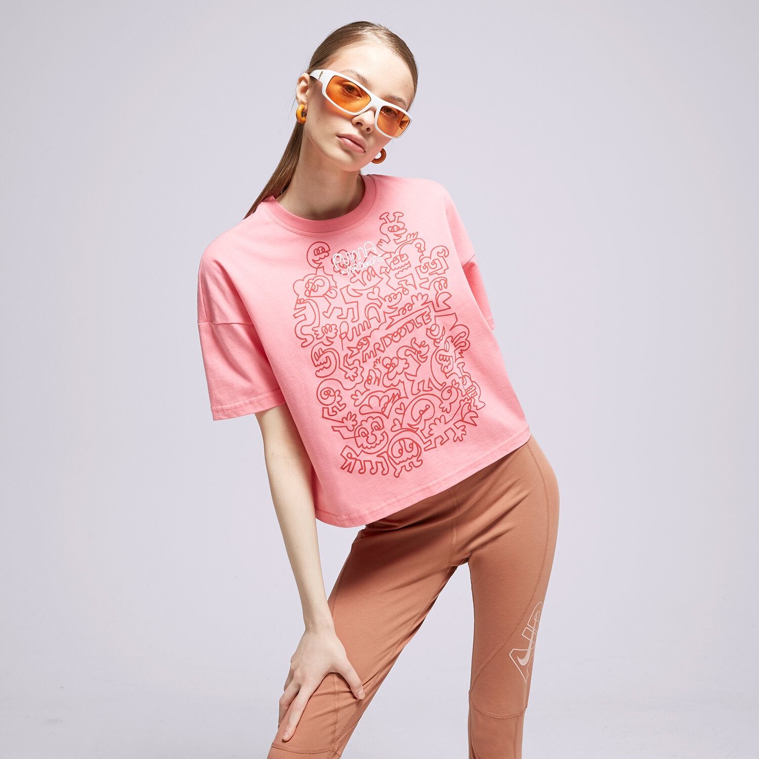 Koszulka, t-shirt damski PUMA T-SHIRT 530659 530659 81 RÓŻOWY