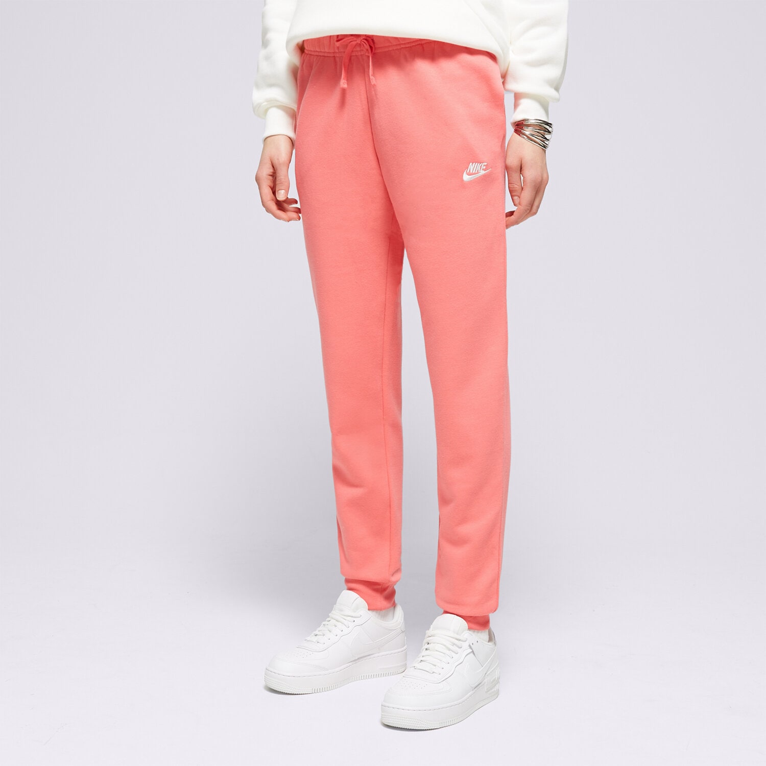 Spodnie sportowe damskie NIKE SPODNIE W NSW CLUB FLC MR STD DQ5191-894 RÓŻOWY