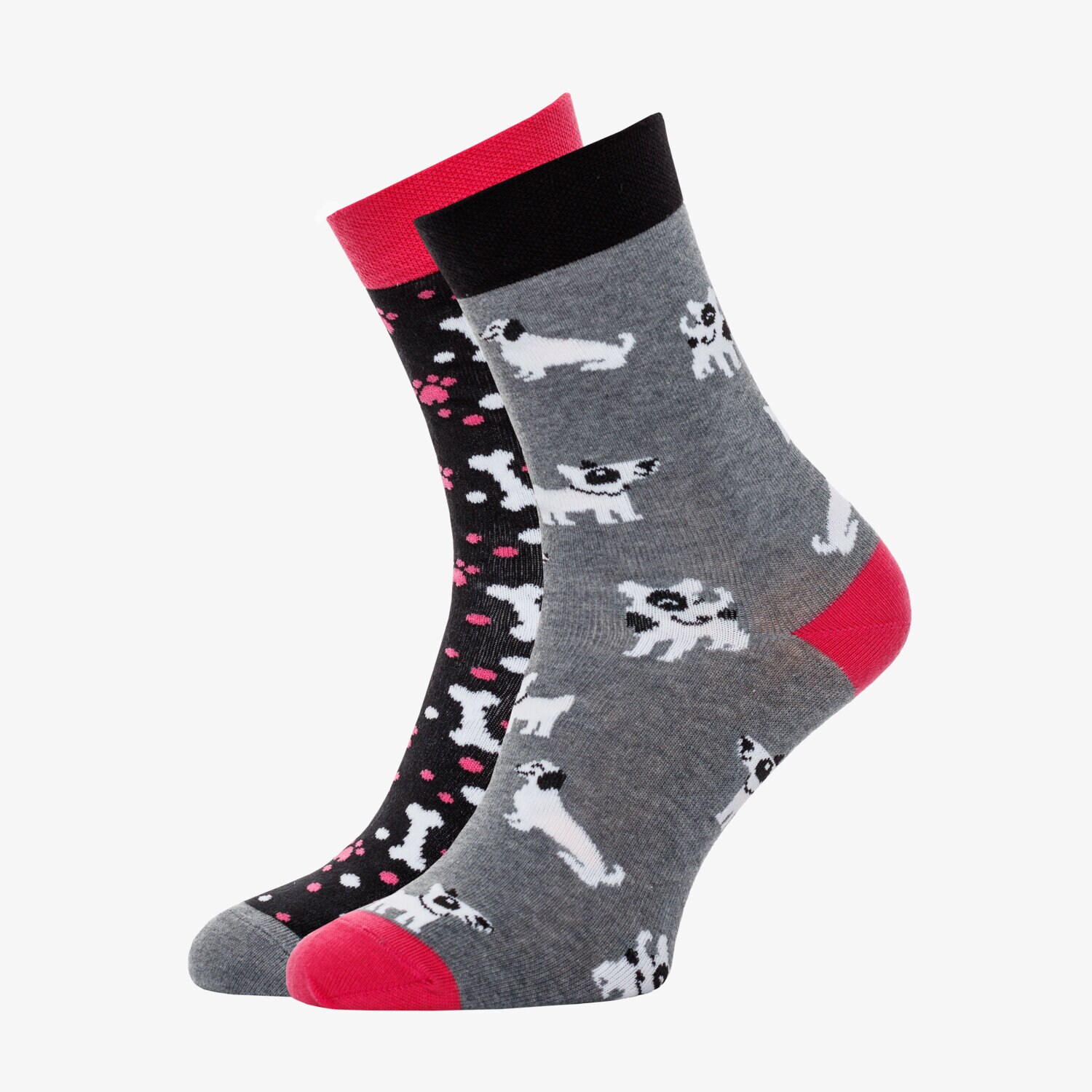 Skarpetki sportowe damskie SIZEER SKARPETY WHITE DOGS SI39SKD68001 MULTICOLOR