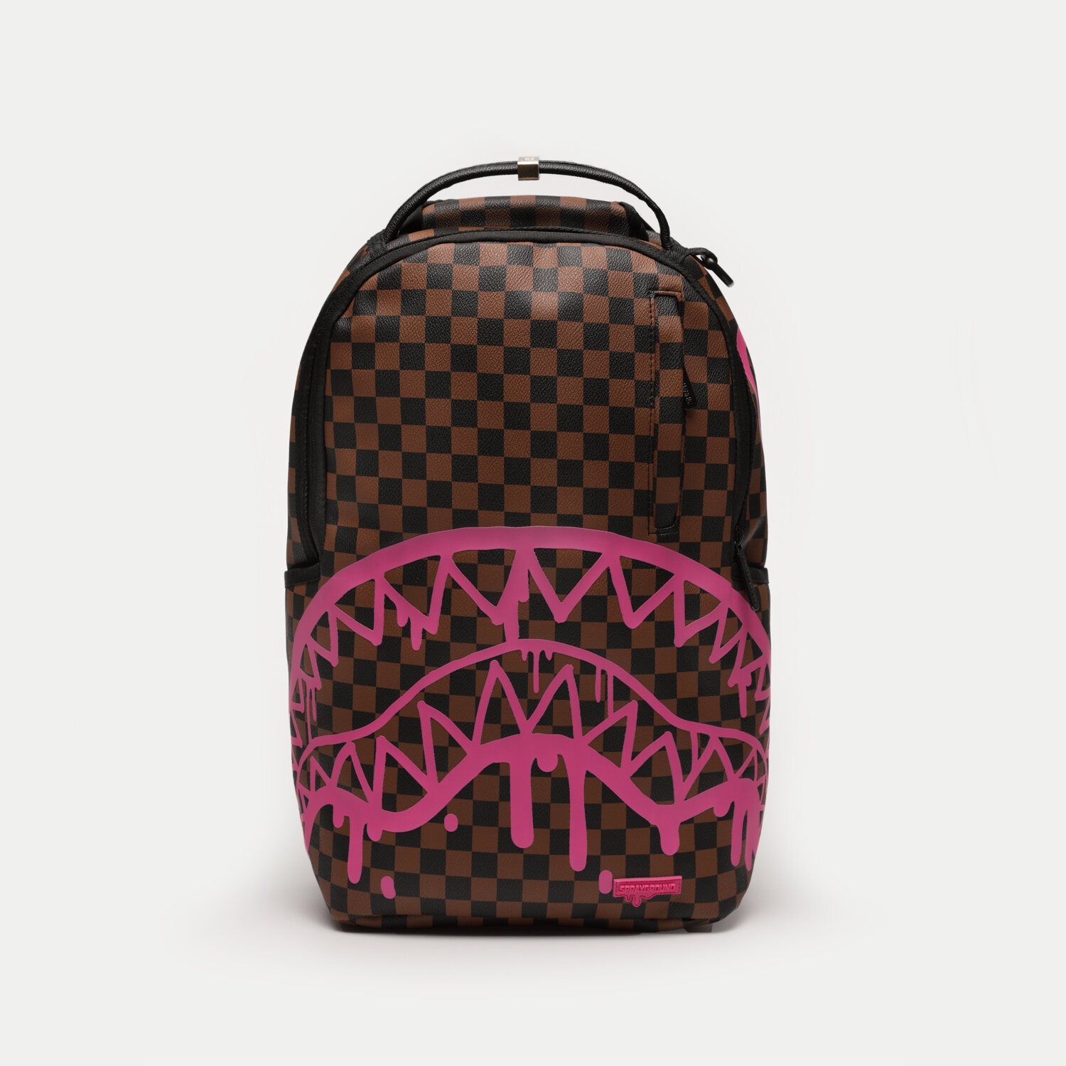 Plecak damski sportowy SPRAYGROUND PLECAK PINK DRIP BROWN CHECK DLX BACKPACK 910B5077NSZ MULTICOLOR