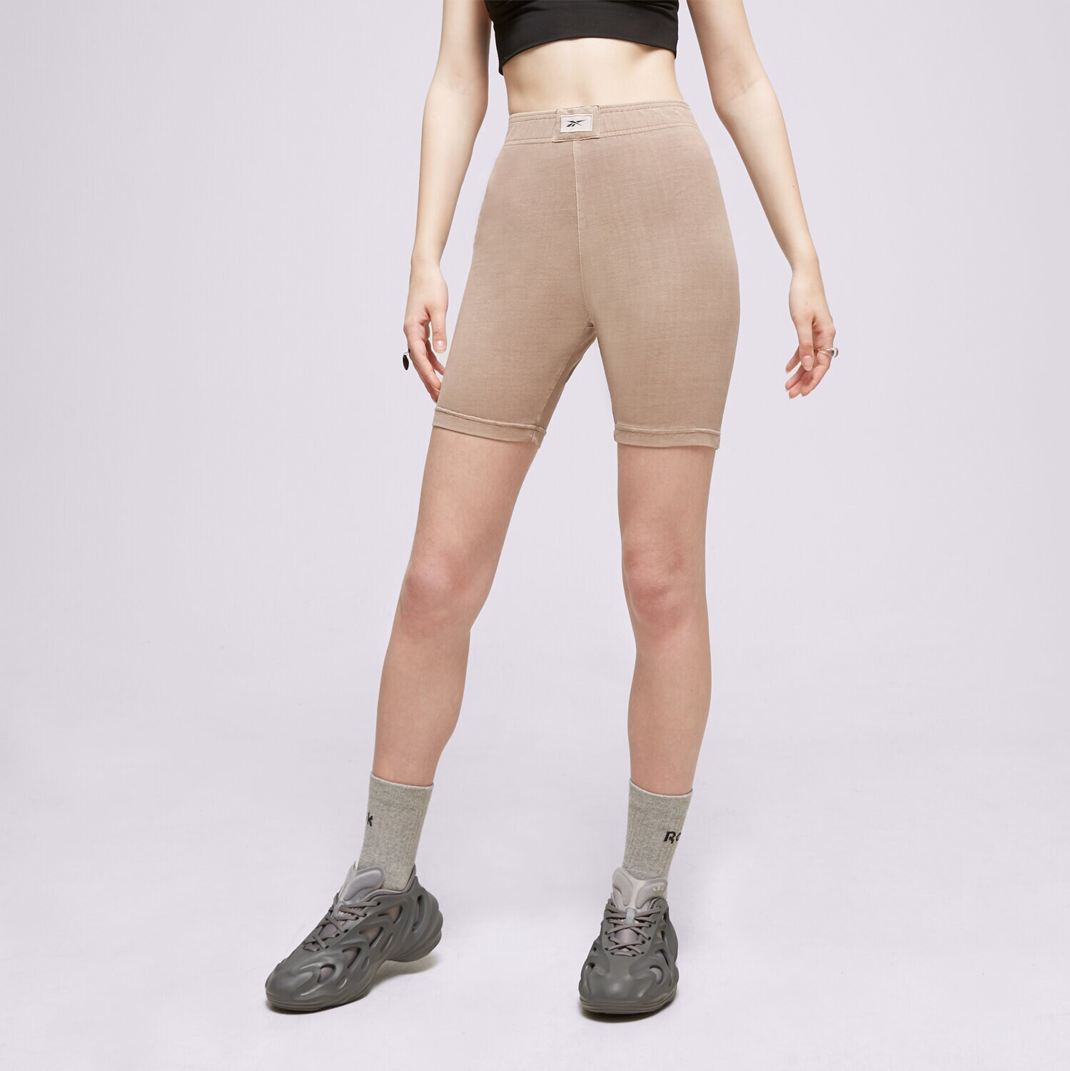 Spodnie sportowe damskie REEBOK SZORTY CL RBK ND LEGGING SHORTS HS0376 RÓŻOWY