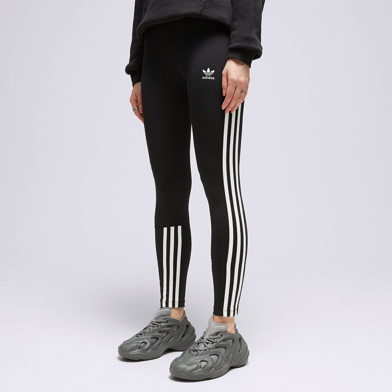 Spodnie sportowe damskie ADIDAS SPODNIE LEGGINGS IC2383 CZARNY