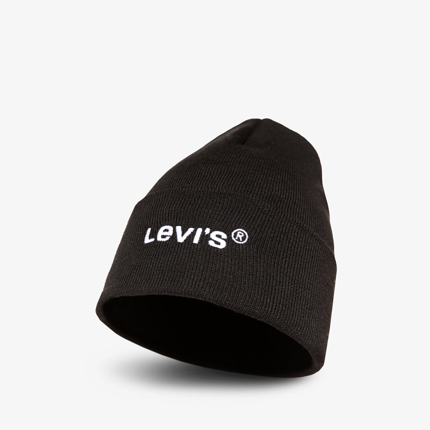 Czapka zimowa dla dzieci LEVI'S CZAPKA ZIMOWA WORDMARK BEANIE D55480006 CZARNY
