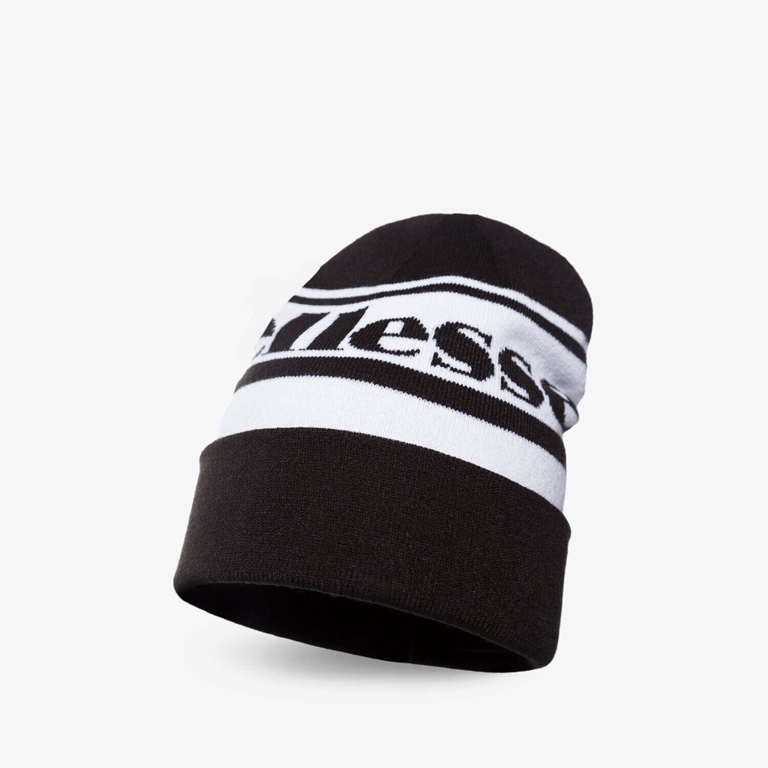 Czapka zimowa dla dzieci ELLESSE CZAPKA PAJO BEANIE BLK/WHT SALA2097038 CZARNY