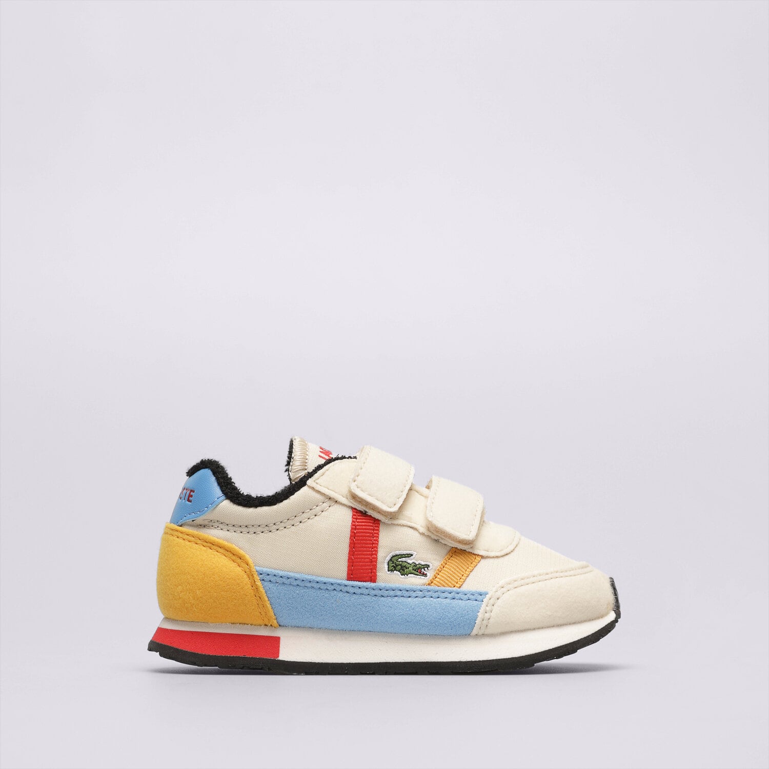 Buty sneakersy dla dzieci LACOSTE PARTNER 222 3 SUI 744SUI0012HT3 BEŻOWY