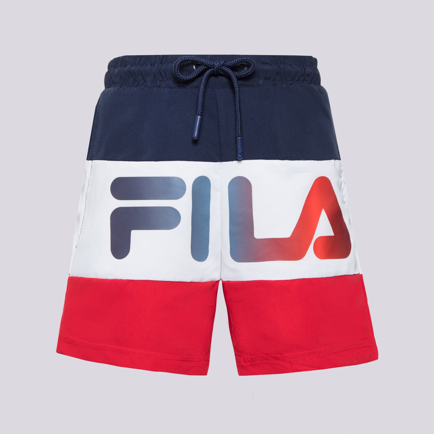 FILA SZORTY NERIN CUT AND SEW SWM NVY SS22JDK008 GRANATOWY