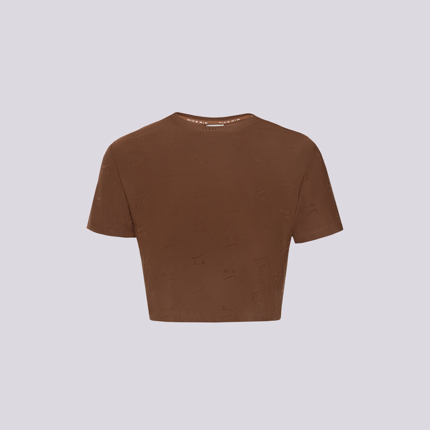 Koszulka, t-shirt damski NIKE T-SHIRT AOP JAQ CRP T CACAO DV4368-259 BRĄZOWY