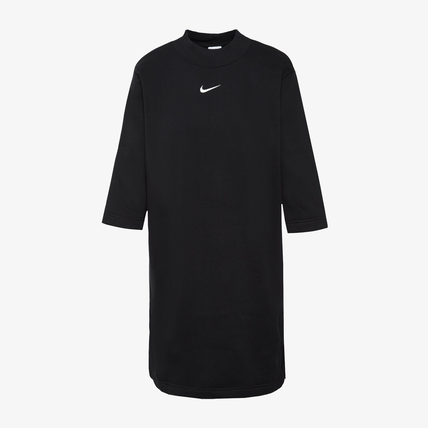 Modna sukienka sportowa NIKE SUKIENKA W NSW STYLE FLC 3Q DRESS DV5248-010 CZARNY