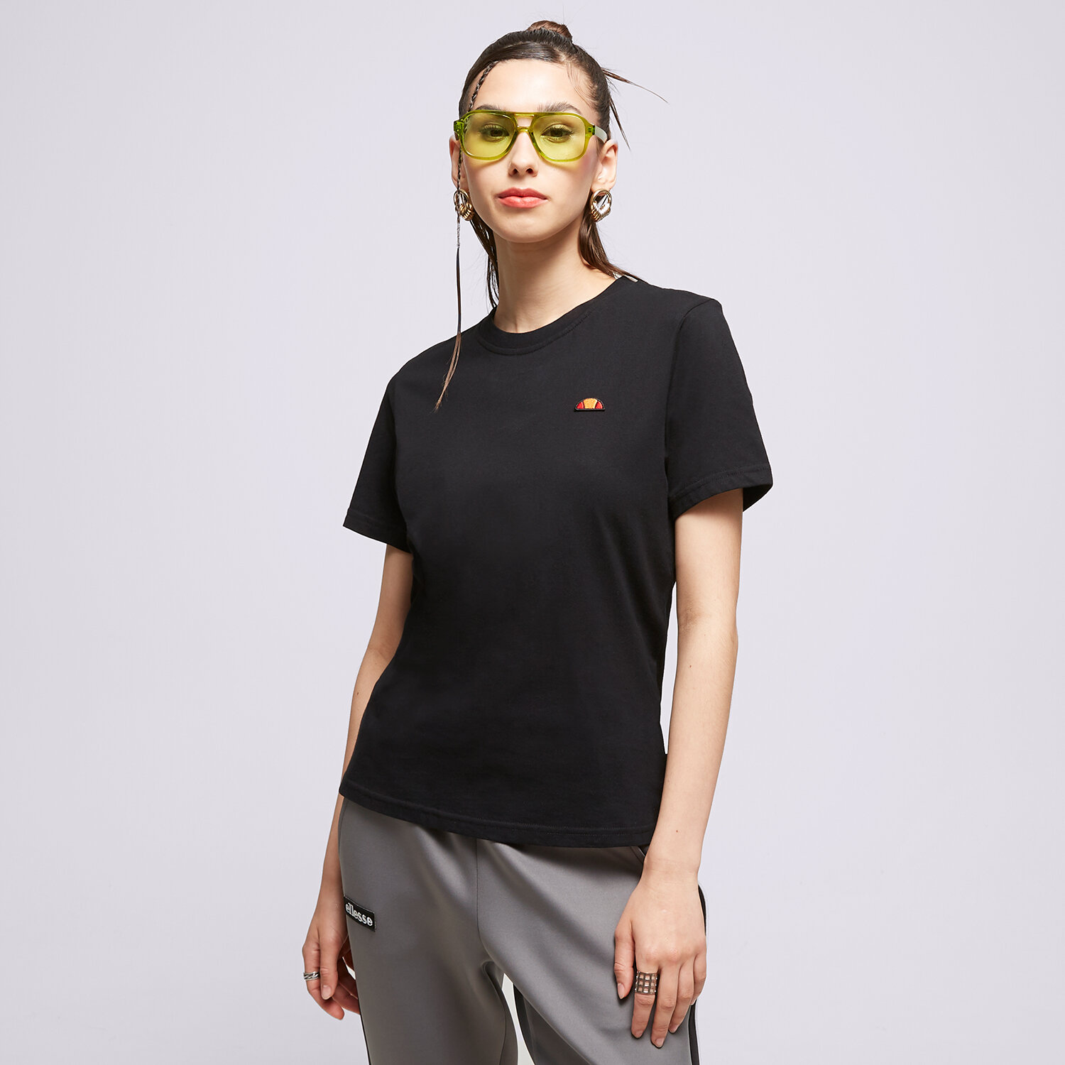 Koszulka, t-shirt damski ELLESSE T-SHIRT MELINDA BLACK SMG19604011 CZARNY