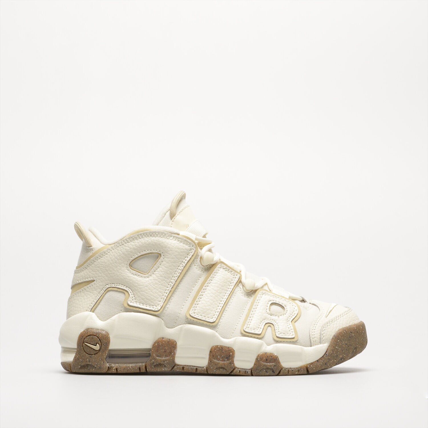 Buty sneakersy dla dzieci NIKE AIR MORE UPTEMPO DX1939-100 BEŻOWY