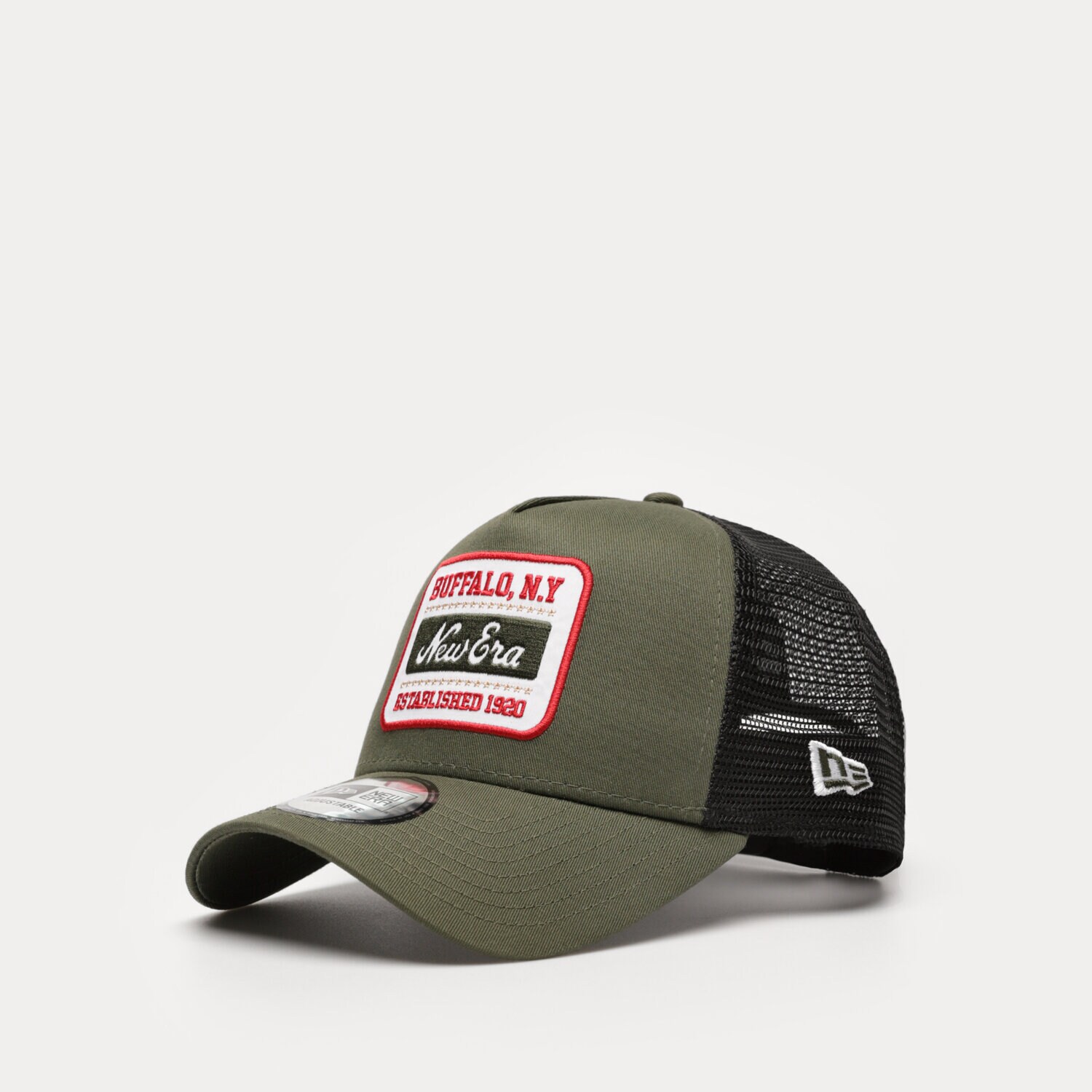 Czapka z daszkiem męska NEW ERA CZAPKA STATE PATCH TRUCKER NONE 60357959 KHAKI