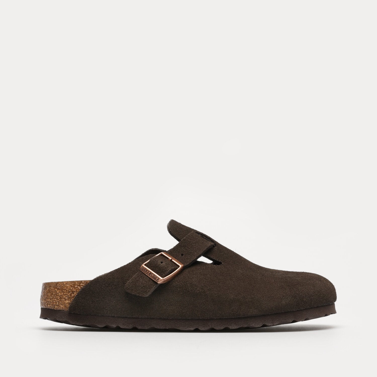 Klapki damskie BIRKENSTOCK BOSTON BS 660463 BRĄZOWY