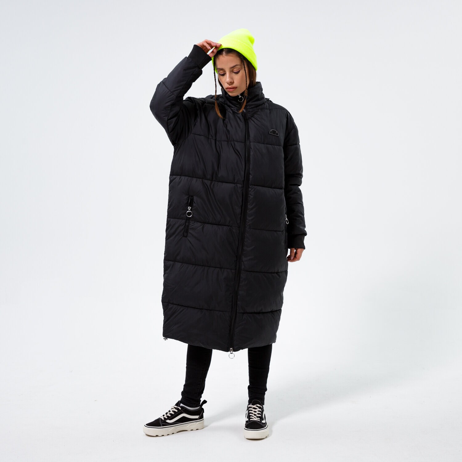 Kurtka zimowa damska ELLESSE KURTKA DEEP PADDED JACKET BLK SGL13407011 CZARNY