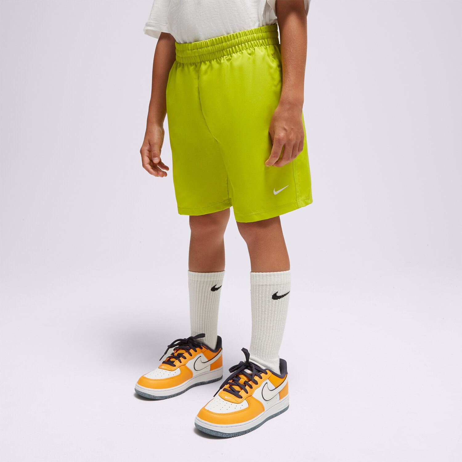 NIKE SZORTY B NK DF MULTI WVN DX5382-308 ZIELONY