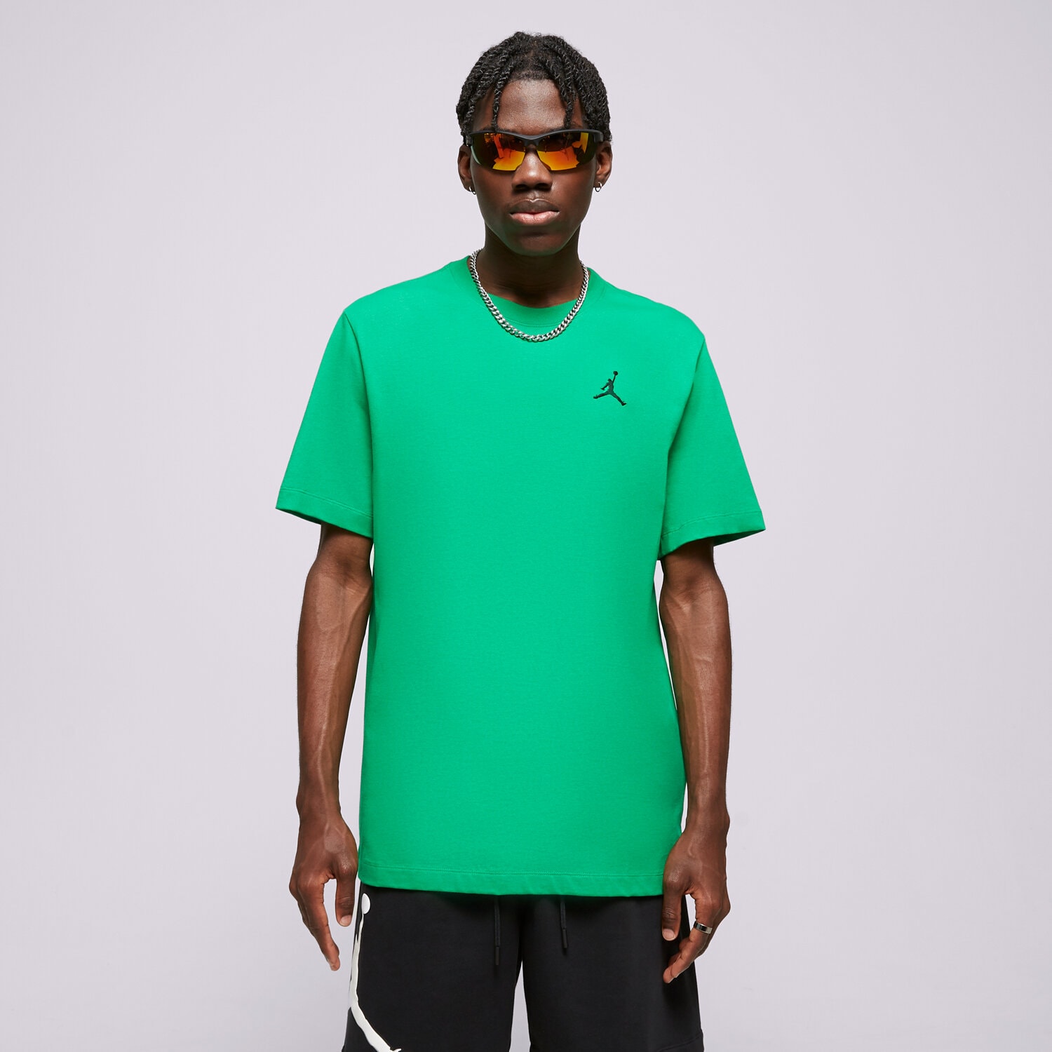 Koszulka, t-shirt sportowy męski JORDAN T-SHIRT M J BRAND GFX SS CREW 3 DX9597-310 ZIELONY