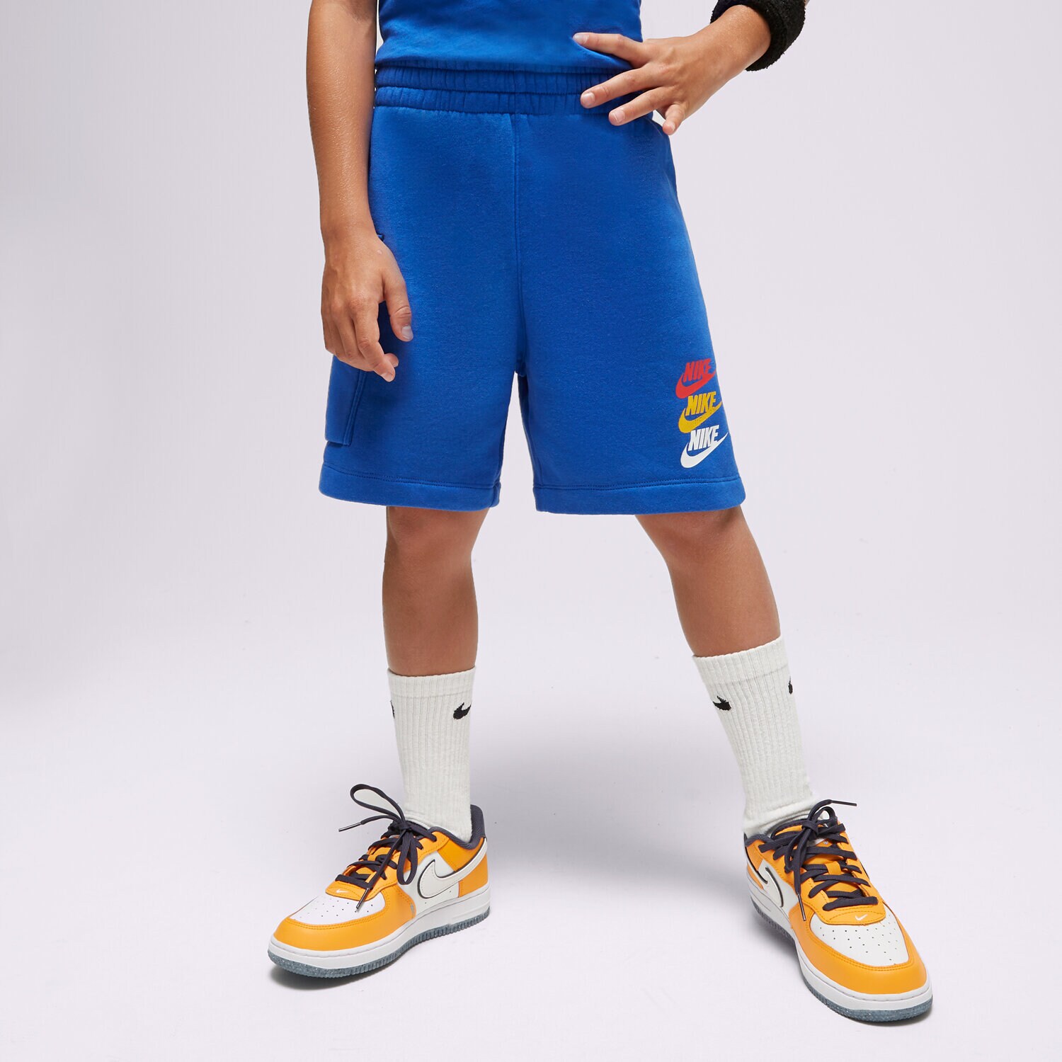 NIKE SZORTY B NSW SI FLC CARGO FJ5530-480 NIEBIESKI