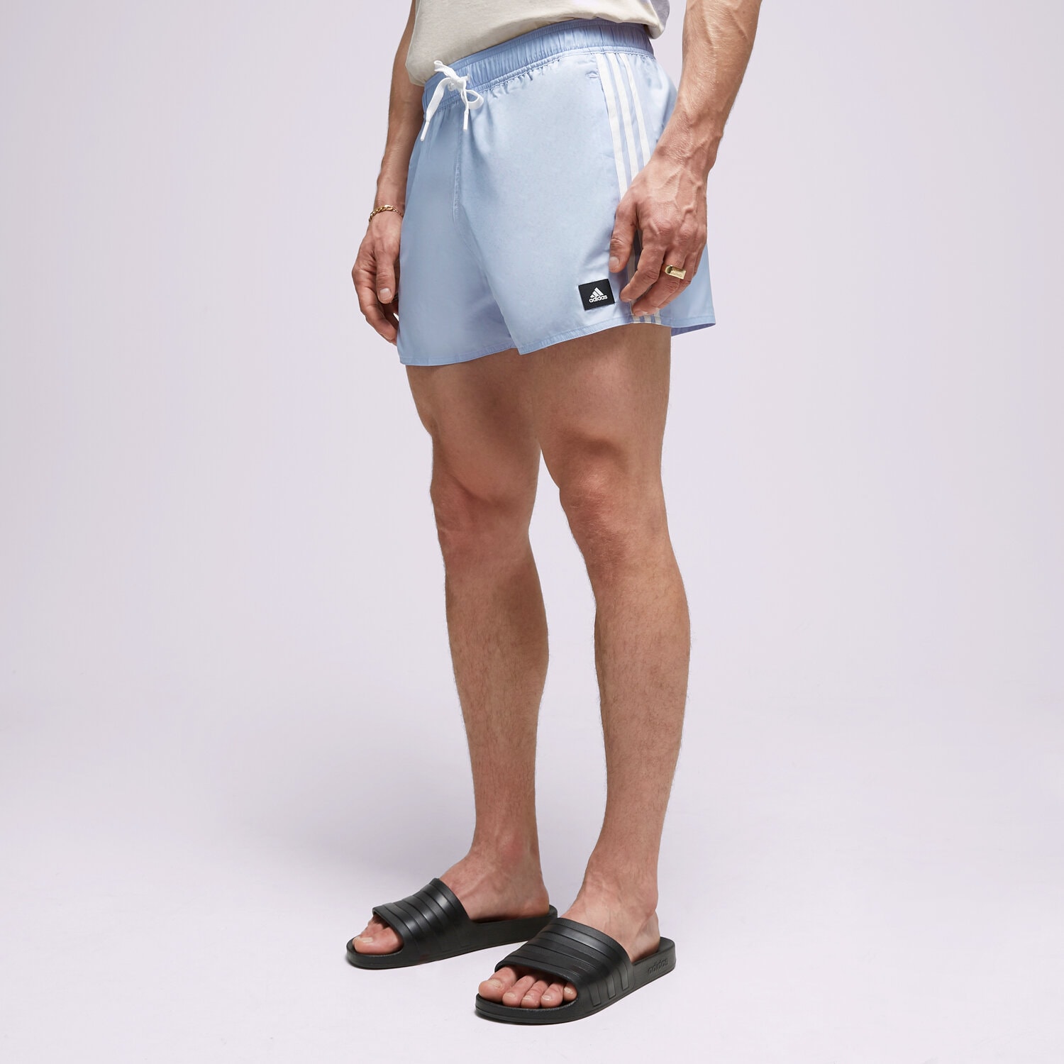 Krótkie spodenki, szorty męskie ADIDAS SZORTY 3S CLX SH VSL HT4373 NIEBIESKI