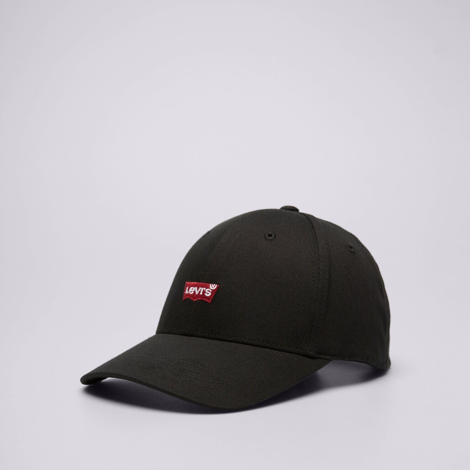 Czapka z daszkiem dla dzieci LEVI'S CZAPKA HOUSEMARK FLEXFIT CAP D7723-0002 CZARNY
