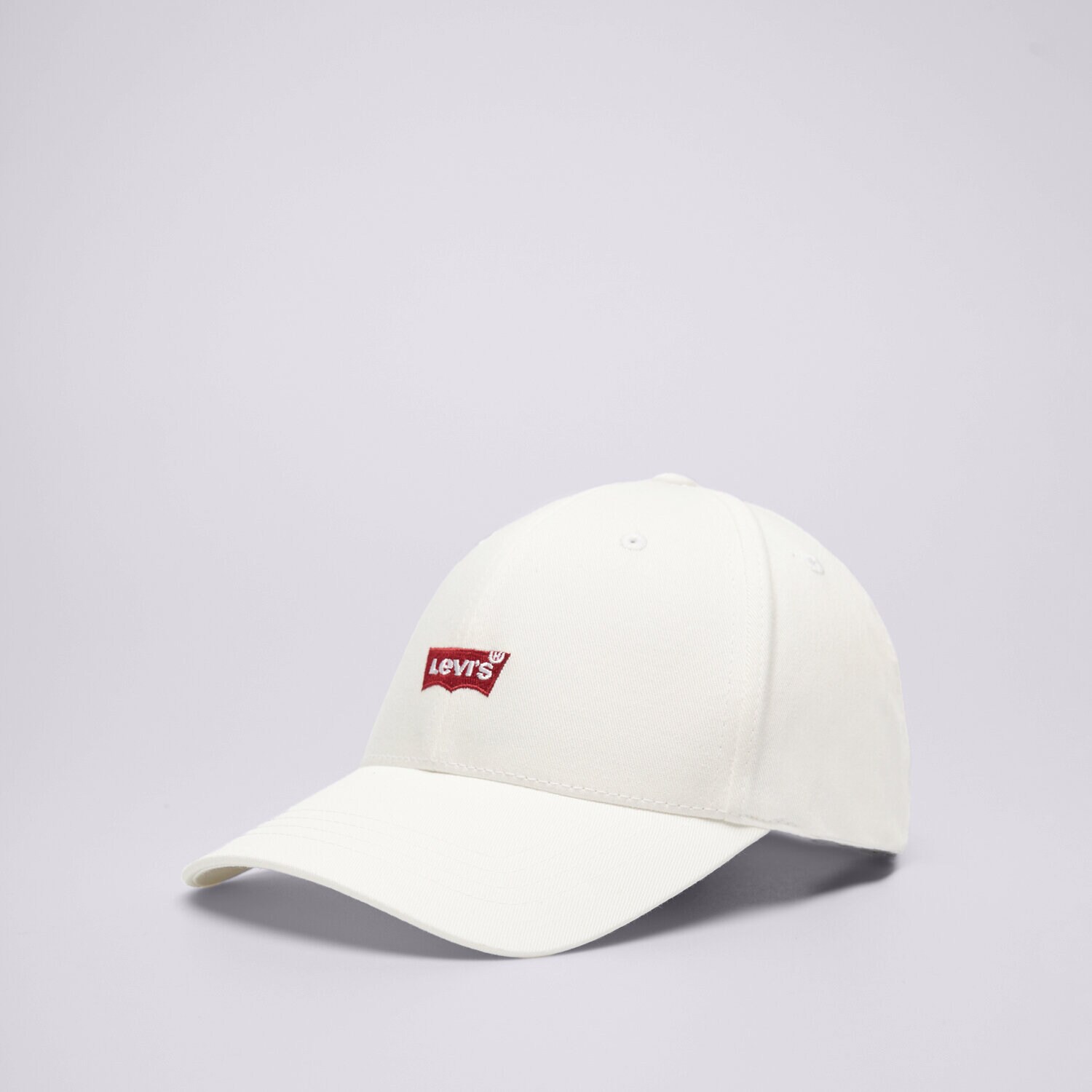 Czapka z daszkiem dla dzieci LEVI'S CZAPKA HOUSEMARK FLEXFIT CAP D7723-0001 BIAŁY