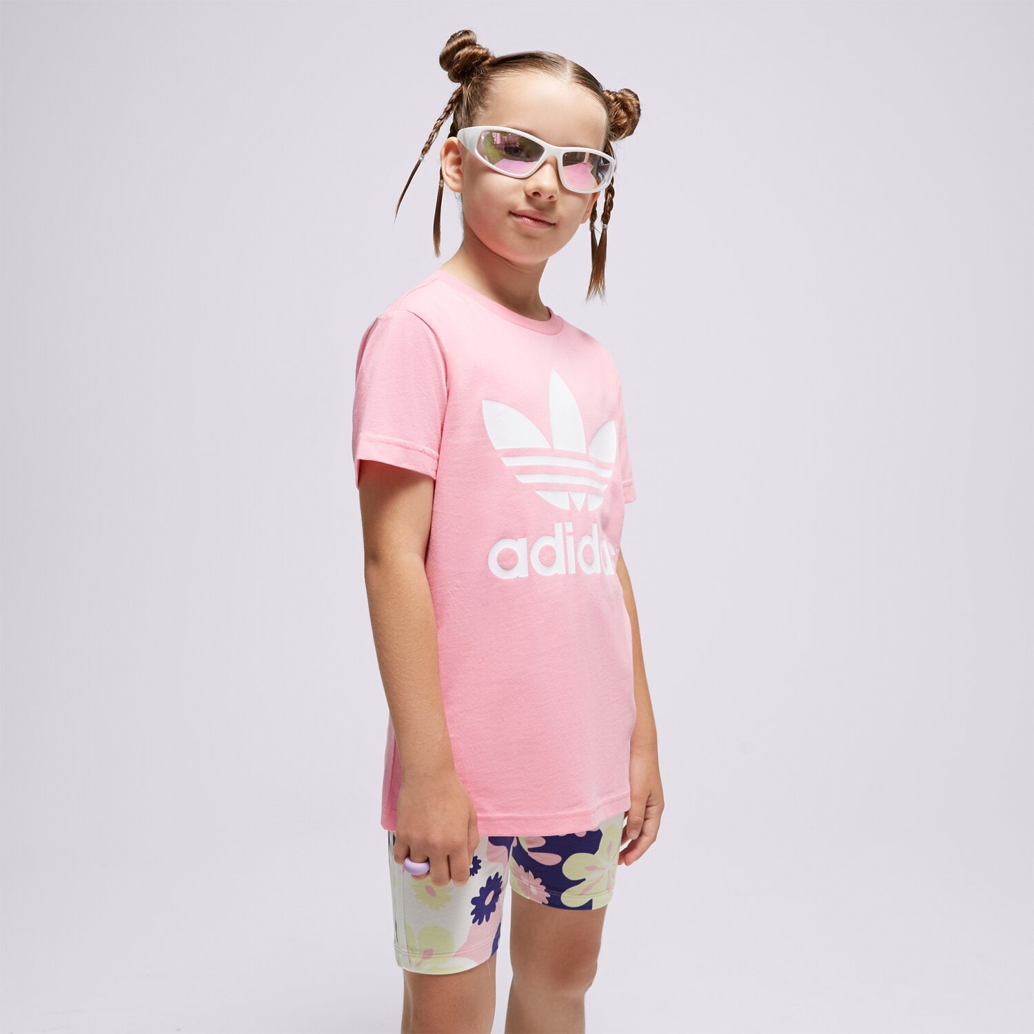 Koszulka, t-shirt dla dzieci ADIDAS T-SHIRT TREFOIL TEE GIRL IB9932 RÓŻOWY