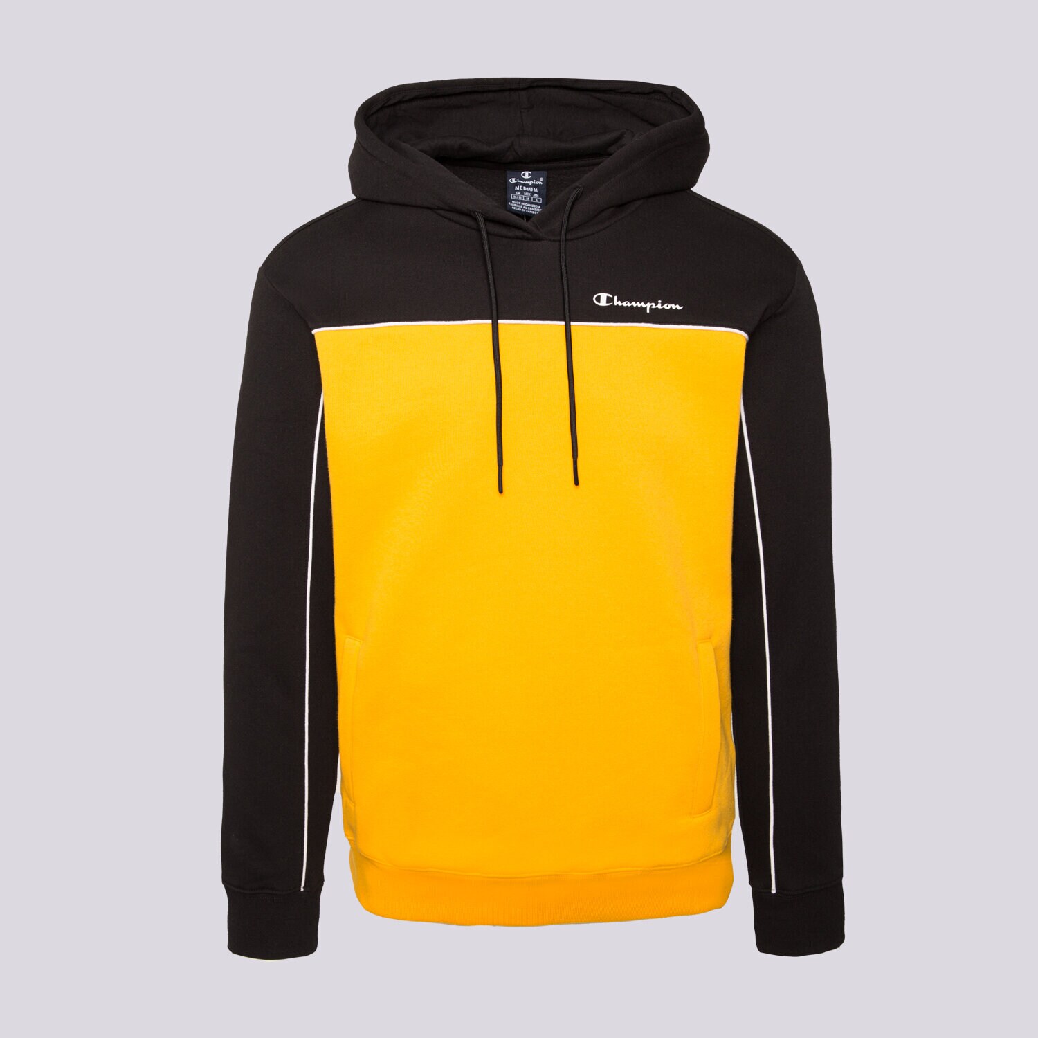 Bluza męska CHAMPION BLUZA Z KAPTUREM HOODED SWEATSHIRT 217850KK001 Neon różowy