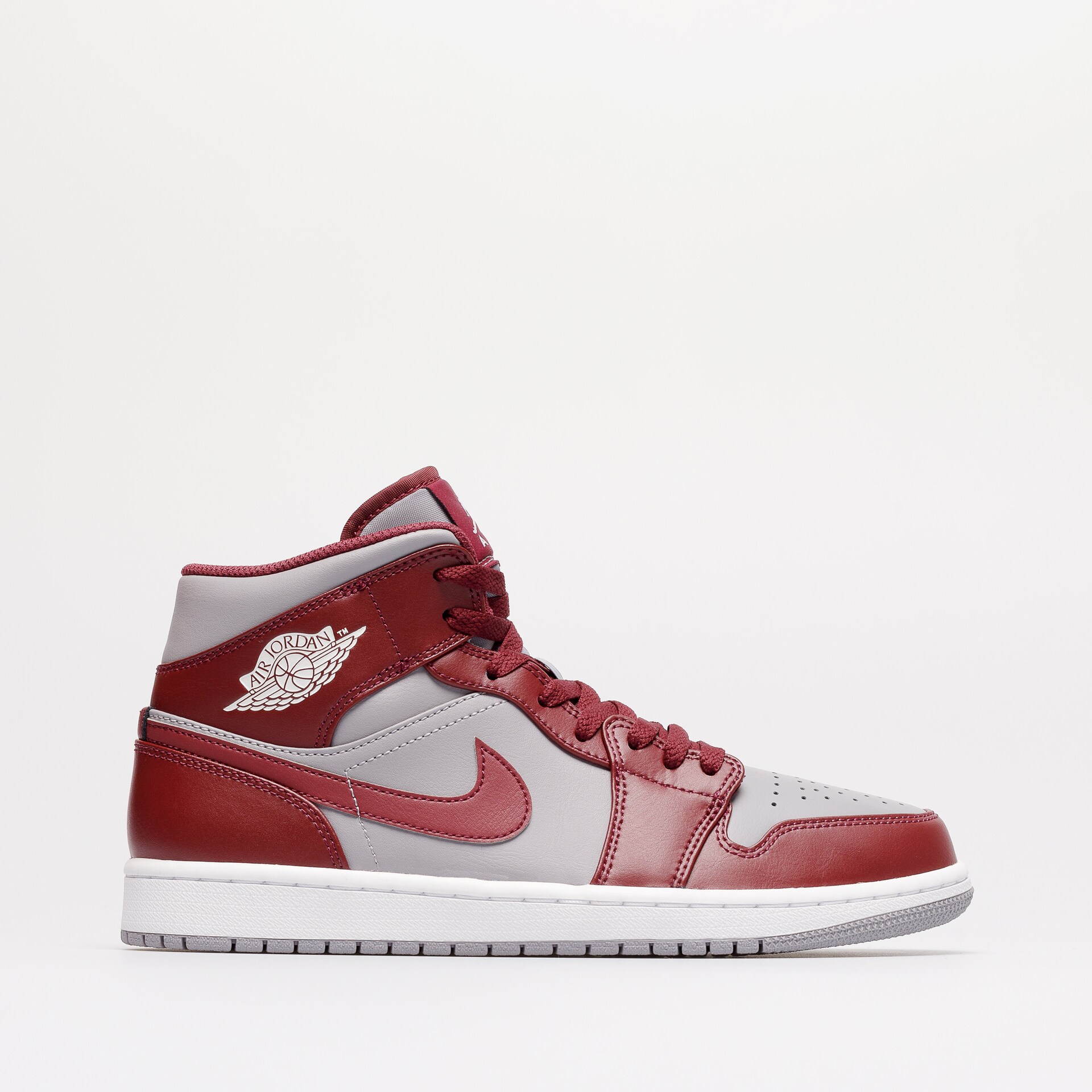 Buty sneakersy męskie AIR JORDAN 1 MID  DQ8426-615 SZARY