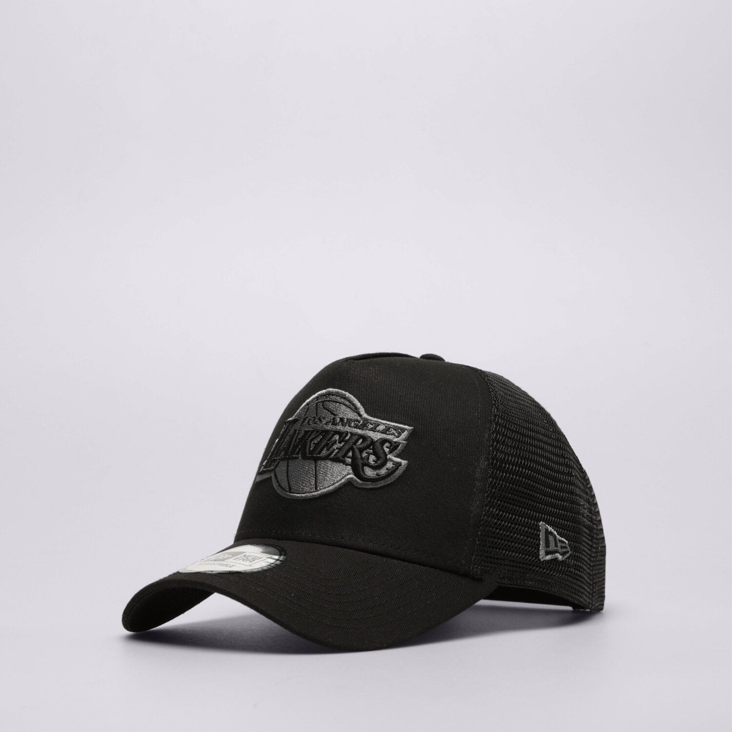 Czapka z daszkiem męska NEW ERA CZAPKA BOB LOGO 9FORTY TRUCKER LAKERS LOS ANGELES LA 12523911 CZARNY