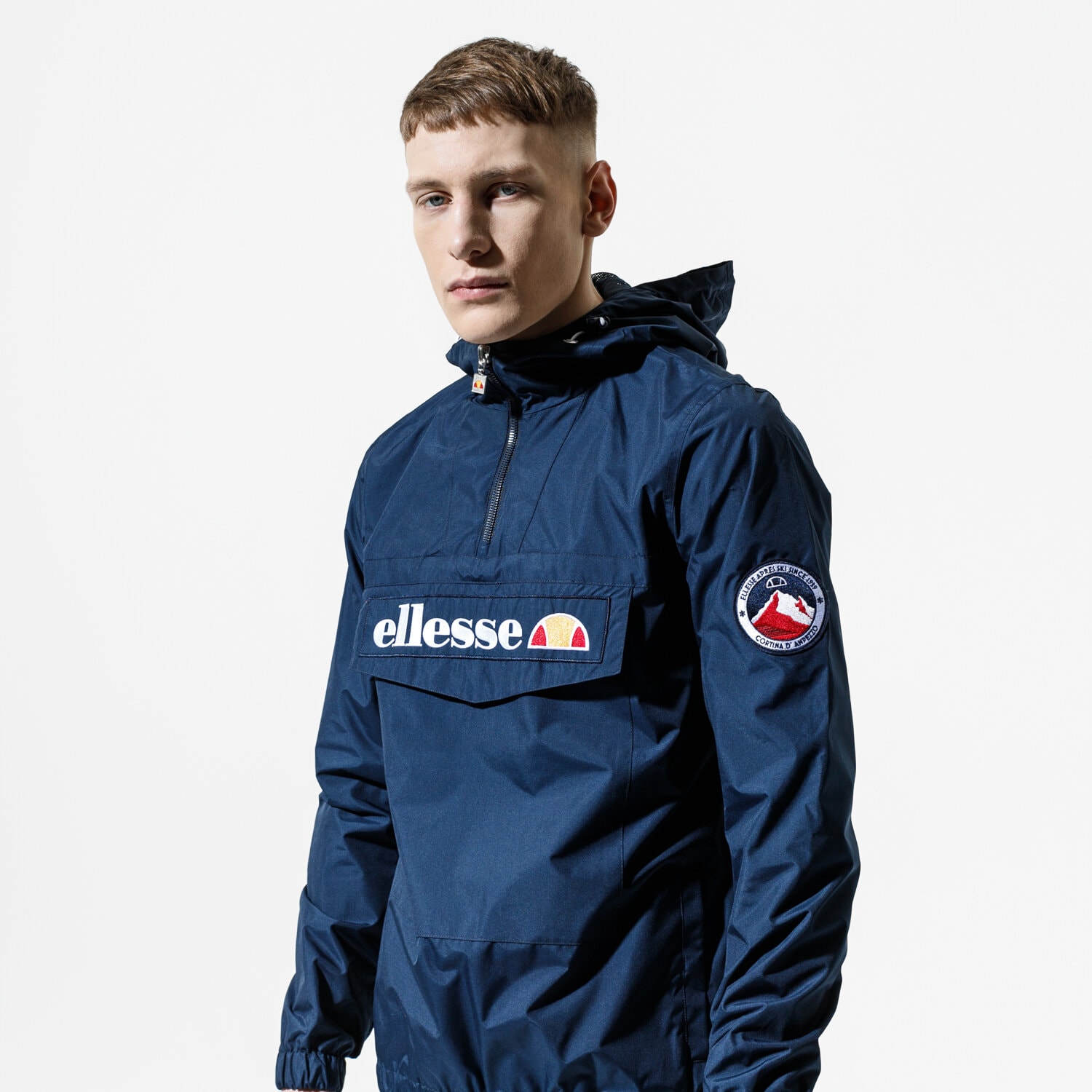 Kurtka wiosenna / jesienna męska ELLESSE KURTKA MONT 2 NAVY SHS06040429 GRANATOWY