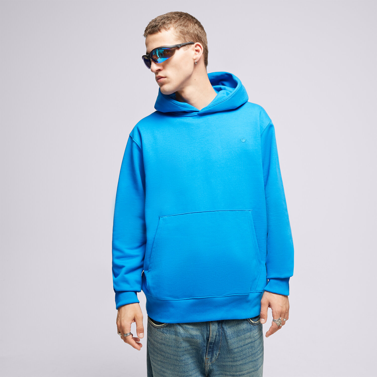 Bluza męska ADIDAS BLUZA Z KAPTUREM C IM2117 NIEBIESKI