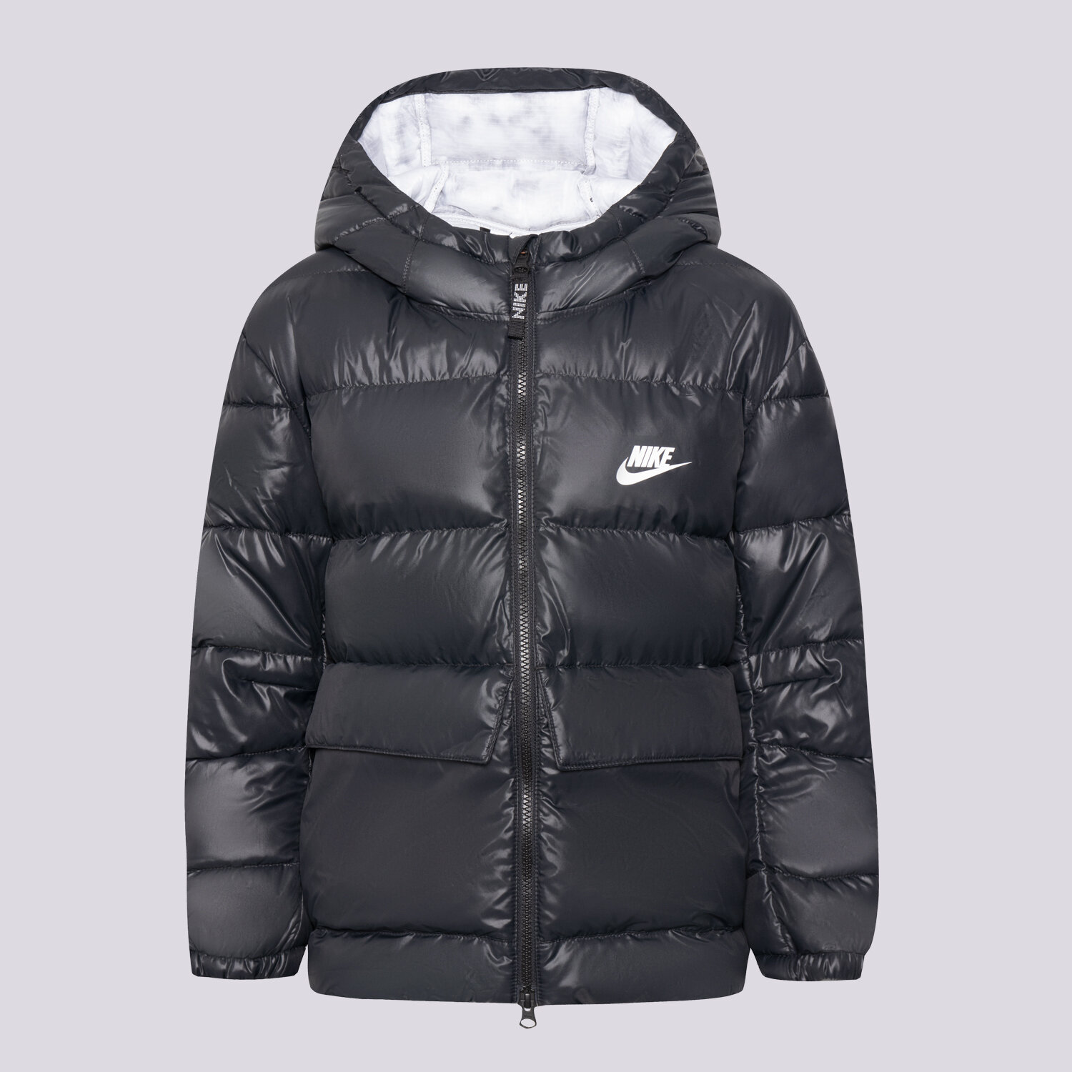 Dziecięca kurtka przejściowa (wiosenna/jesienna) NIKE KURTKA ECODWN BK HIT PAD JKT DQ9046-010 CZARNY
