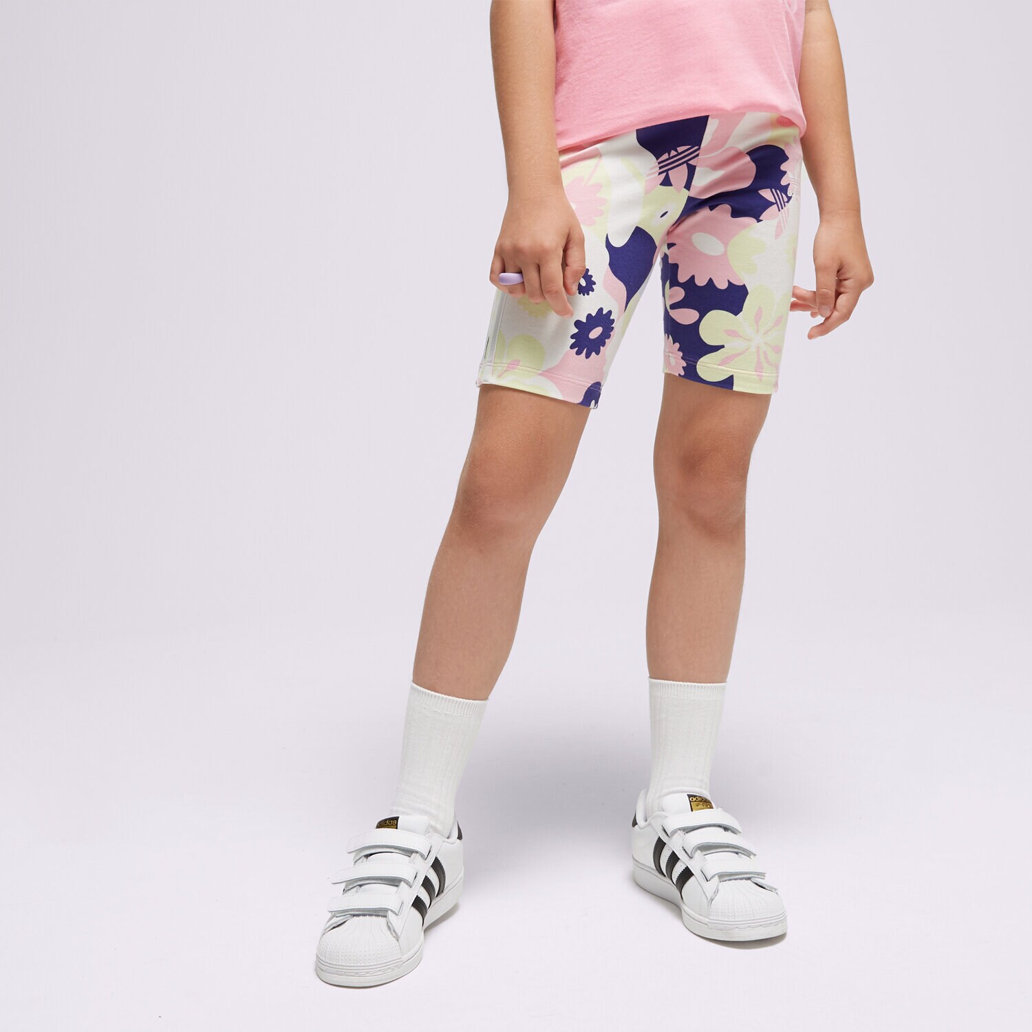 Sportowe spodnie dziecięce ADIDAS LEGGINGS HF2110 HF2110 MULTICOLOR