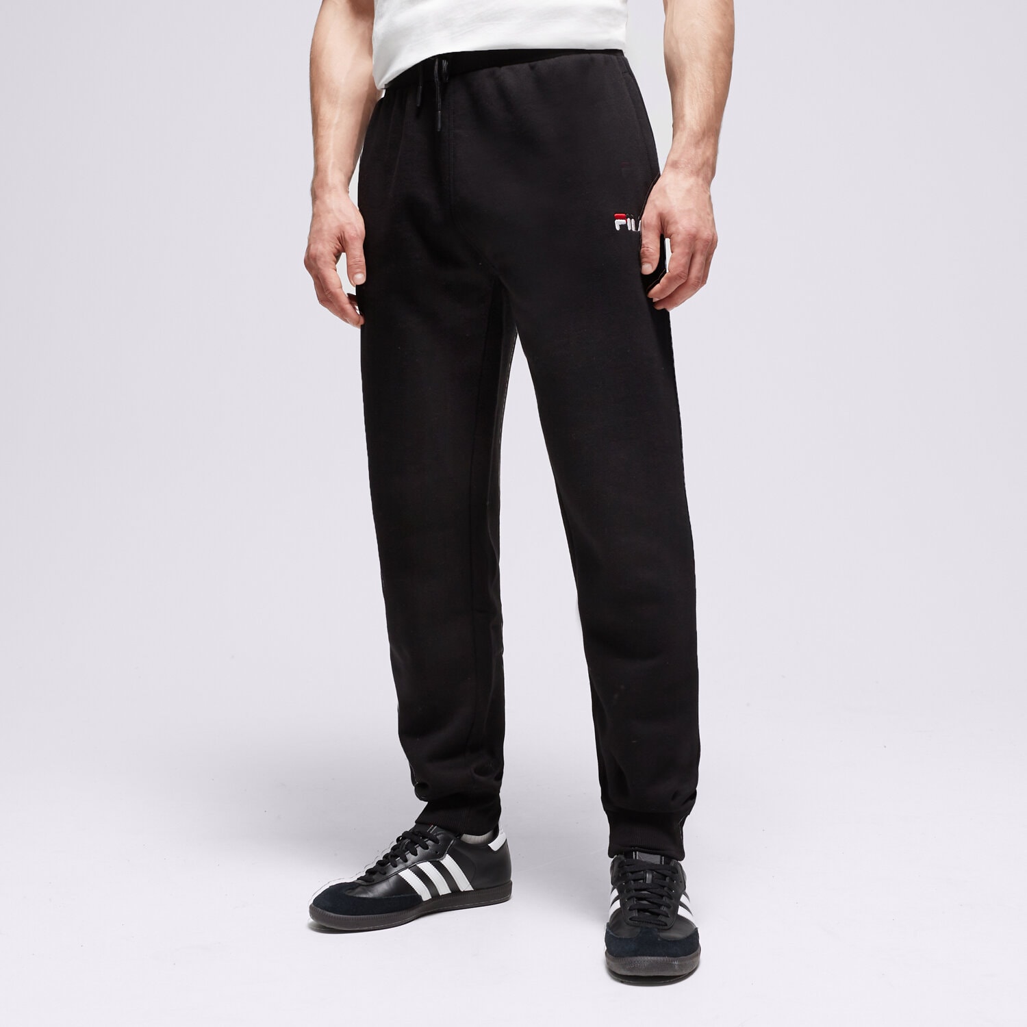Spodnie sportowe męskie FILA SPODNIE DUBLIN  FW23SPM197000 CZARNY