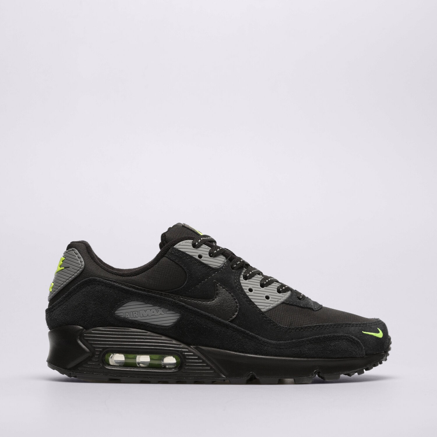 Buty sneakersy męskie NIKE AIR MAX 90 FQ2377-001 CZARNY
