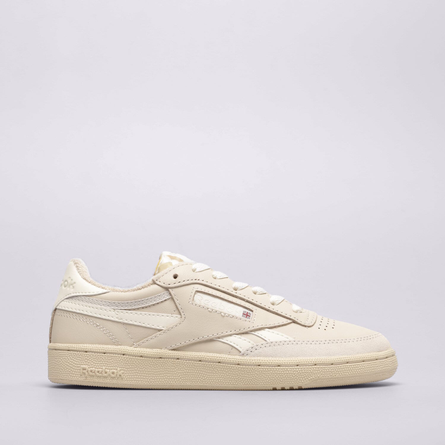 Buty sneakersy damskie REEBOK CLUB C REVENGE VINTAGE 100033095 BEŻOWY