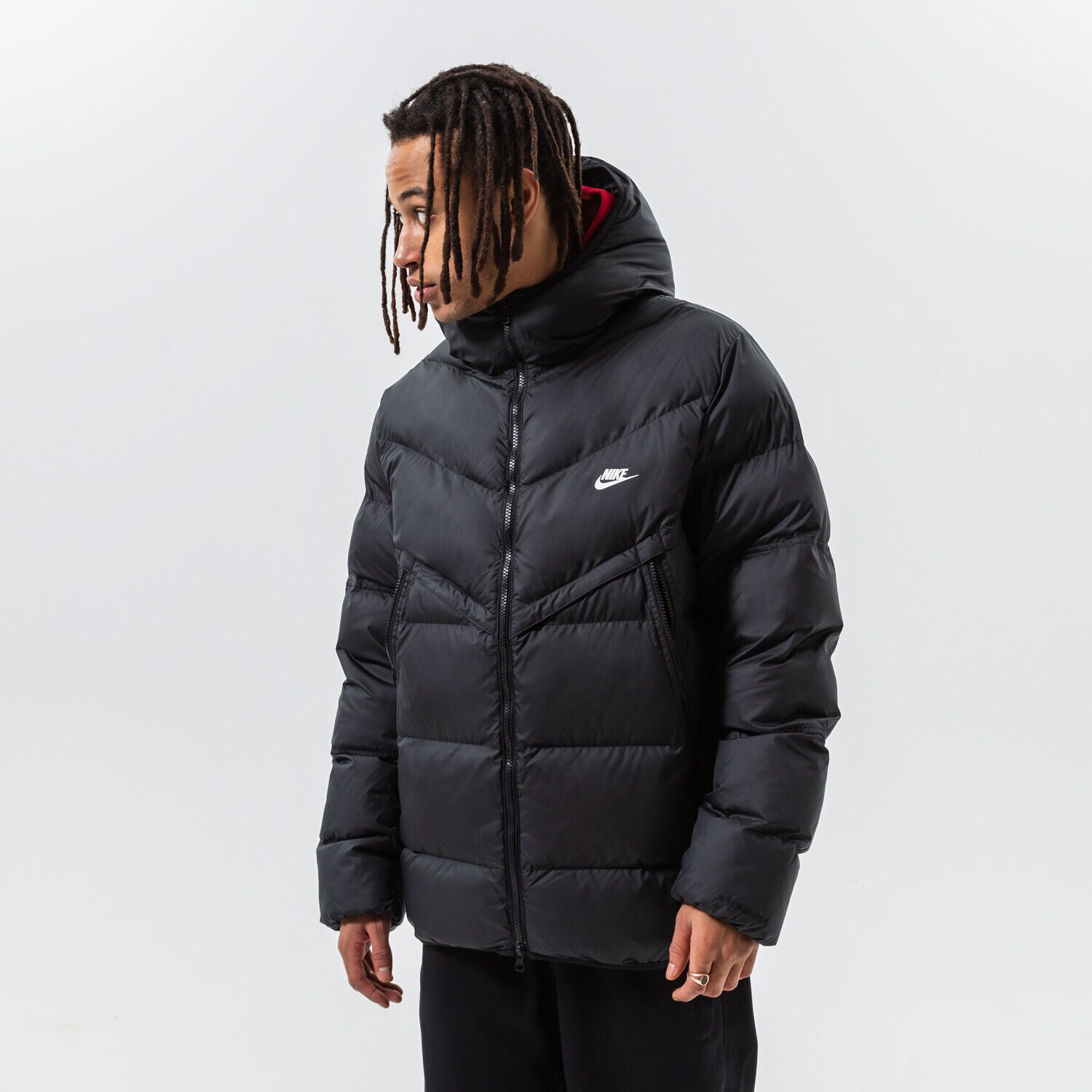 Kurtka zimowa męska NIKE KURTKA ZIMOWA M NK SF WR PL-FLD HD JKT DR9605-010 CZARNY