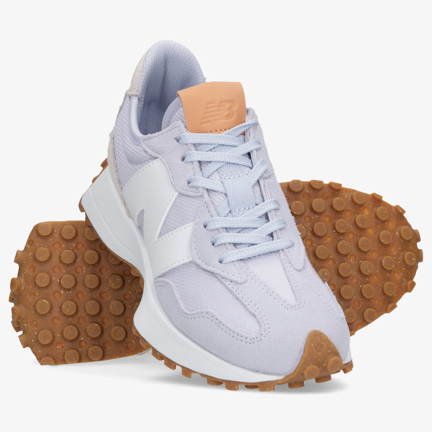 NEW BALANCE 327 WS327RC kolor NIEBIESKI Damskie Sneakersy Buty w